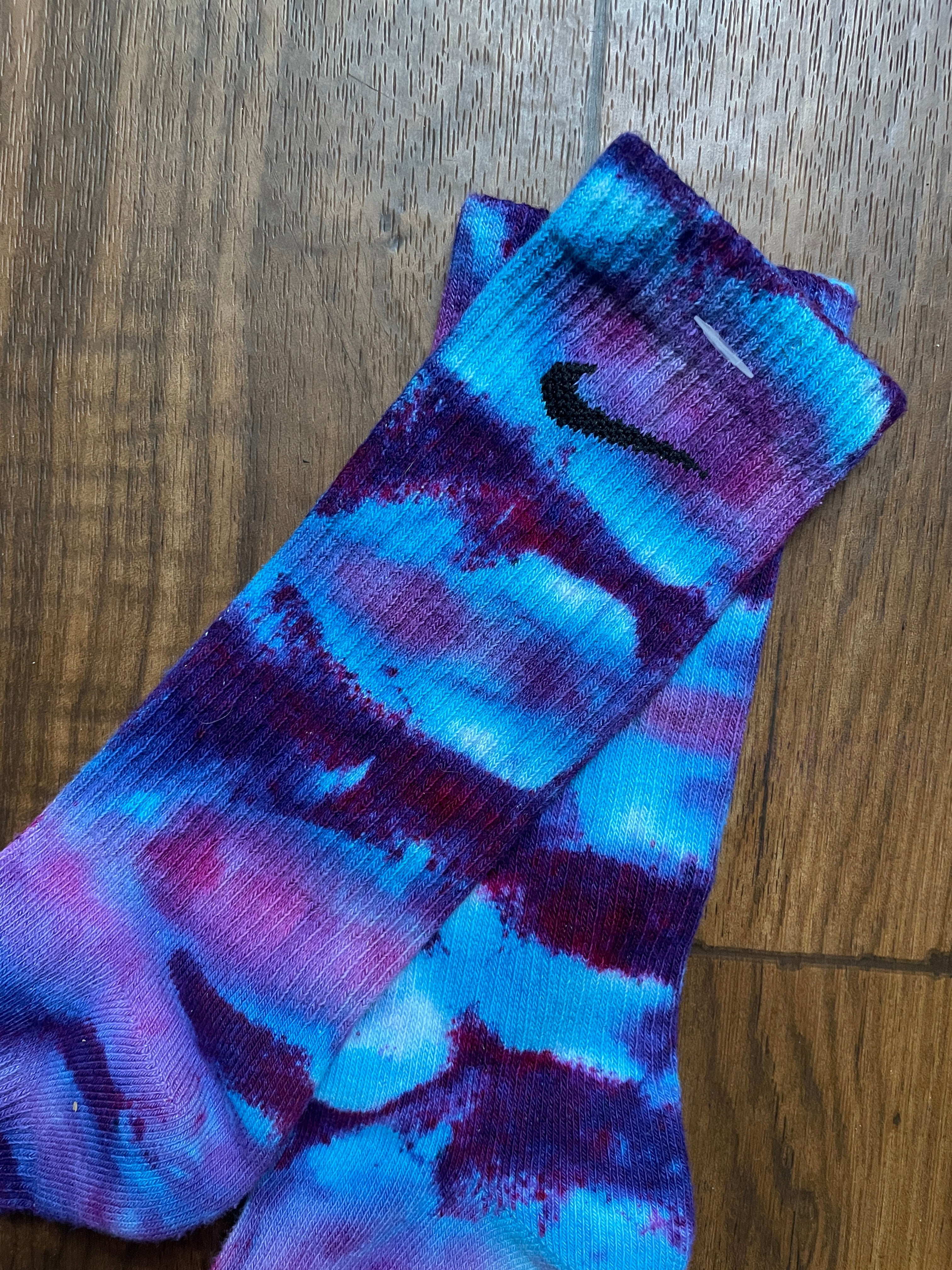 Galaxy Dye Nike Dri-FIT Everyday Plus Training Socks - Size Large (Men's 9-12/Women's 10-13)