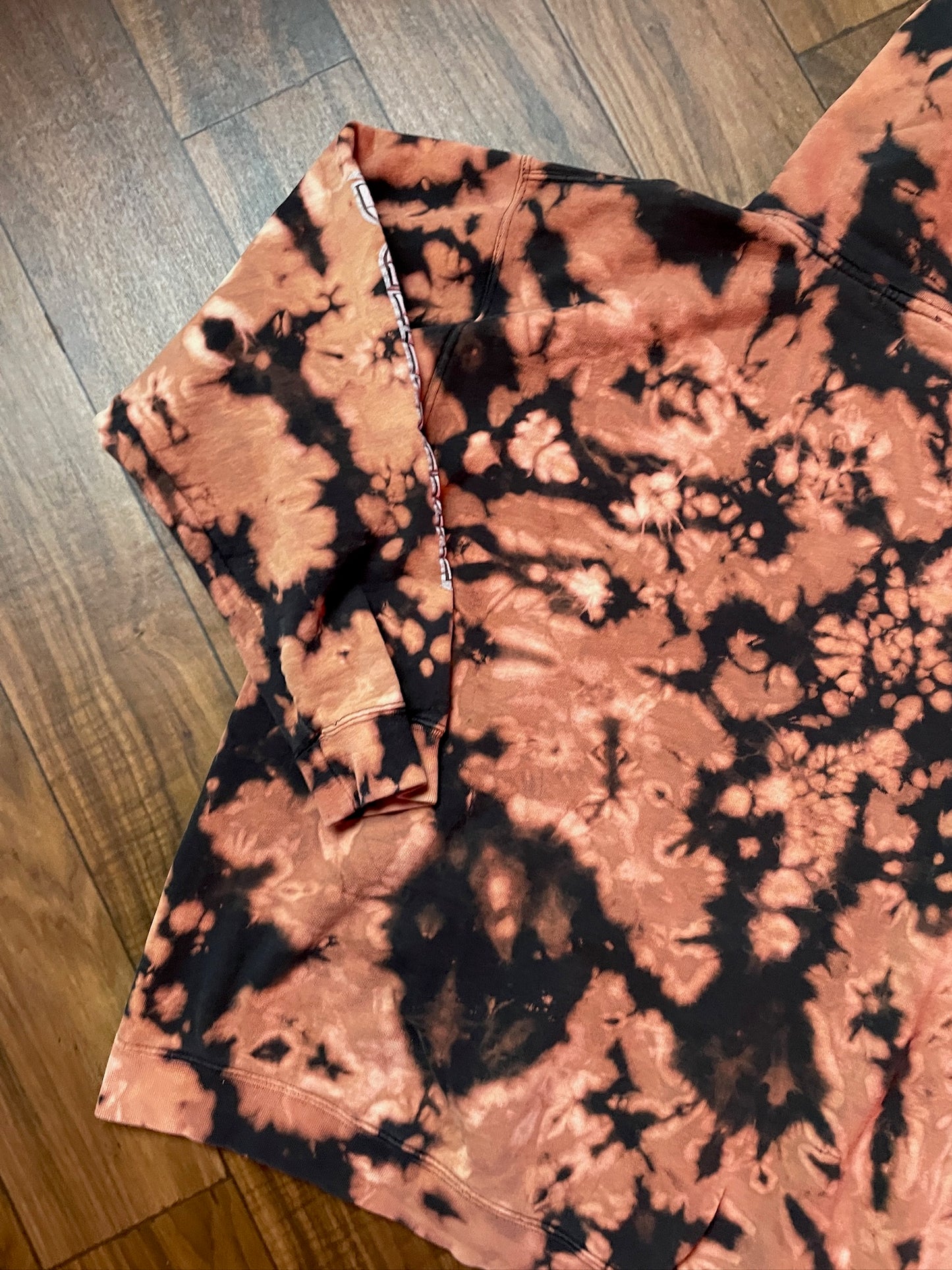 Men's XL No Fear Bleach Dye Hoodie