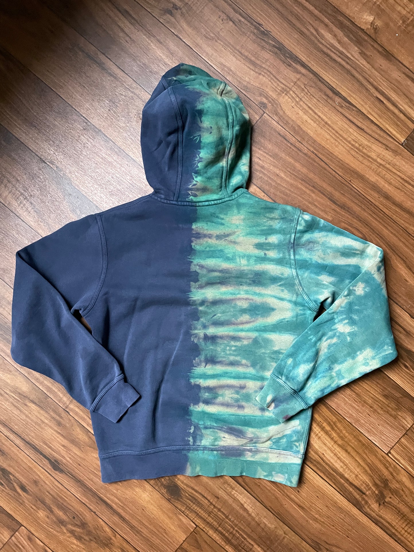 Nike Men's Small Ski Boot Tie Dye Zip-Up Hoodie