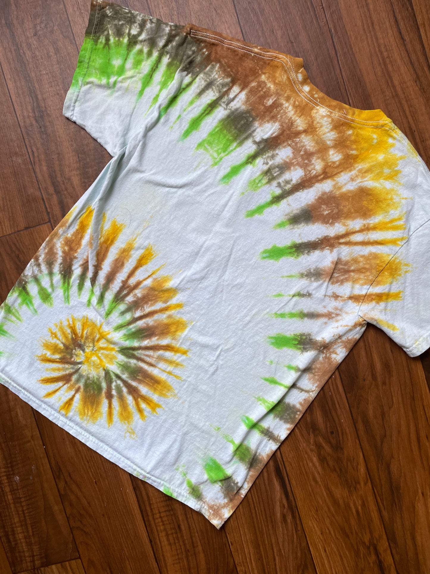 Men's Large Puppies We Be Jammin' Tie Dye Short Sleeve T-Shirt