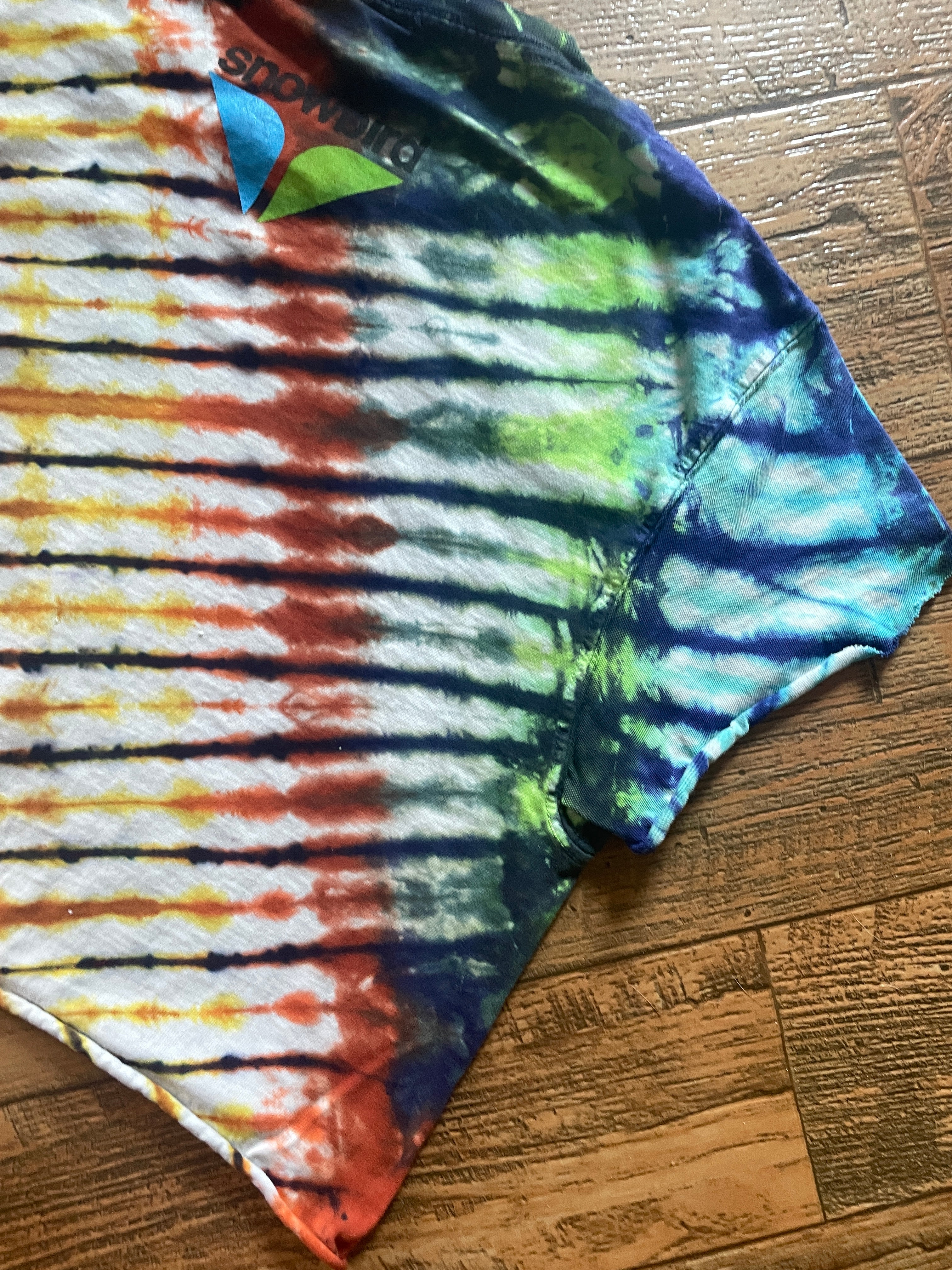 Snowbird Oktoberfest Handmade Tie Dye Crop Top (Men's Small)