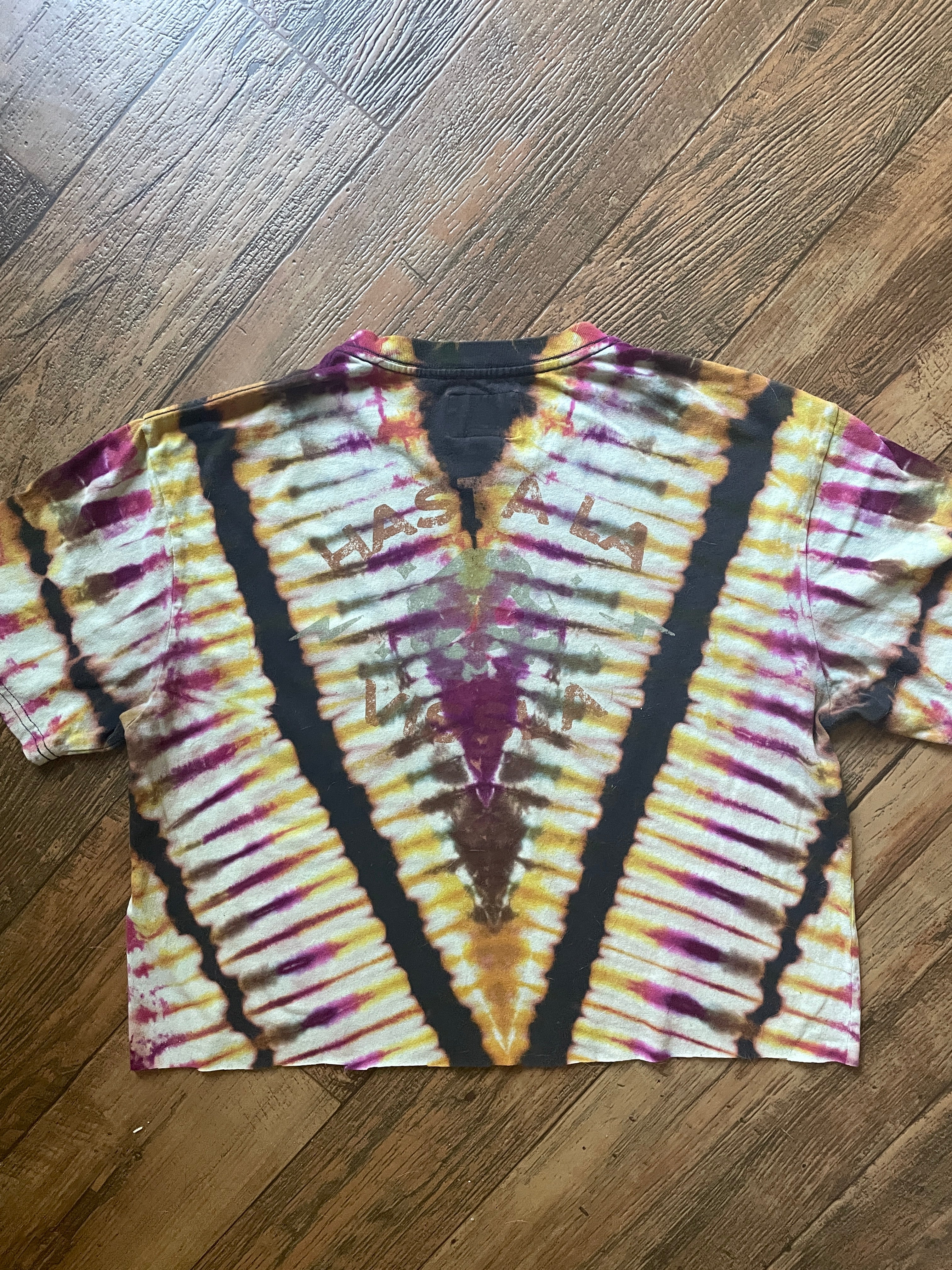Hasta La Vissla Handmade Tie Dye Crop Top (Men's Medium)
