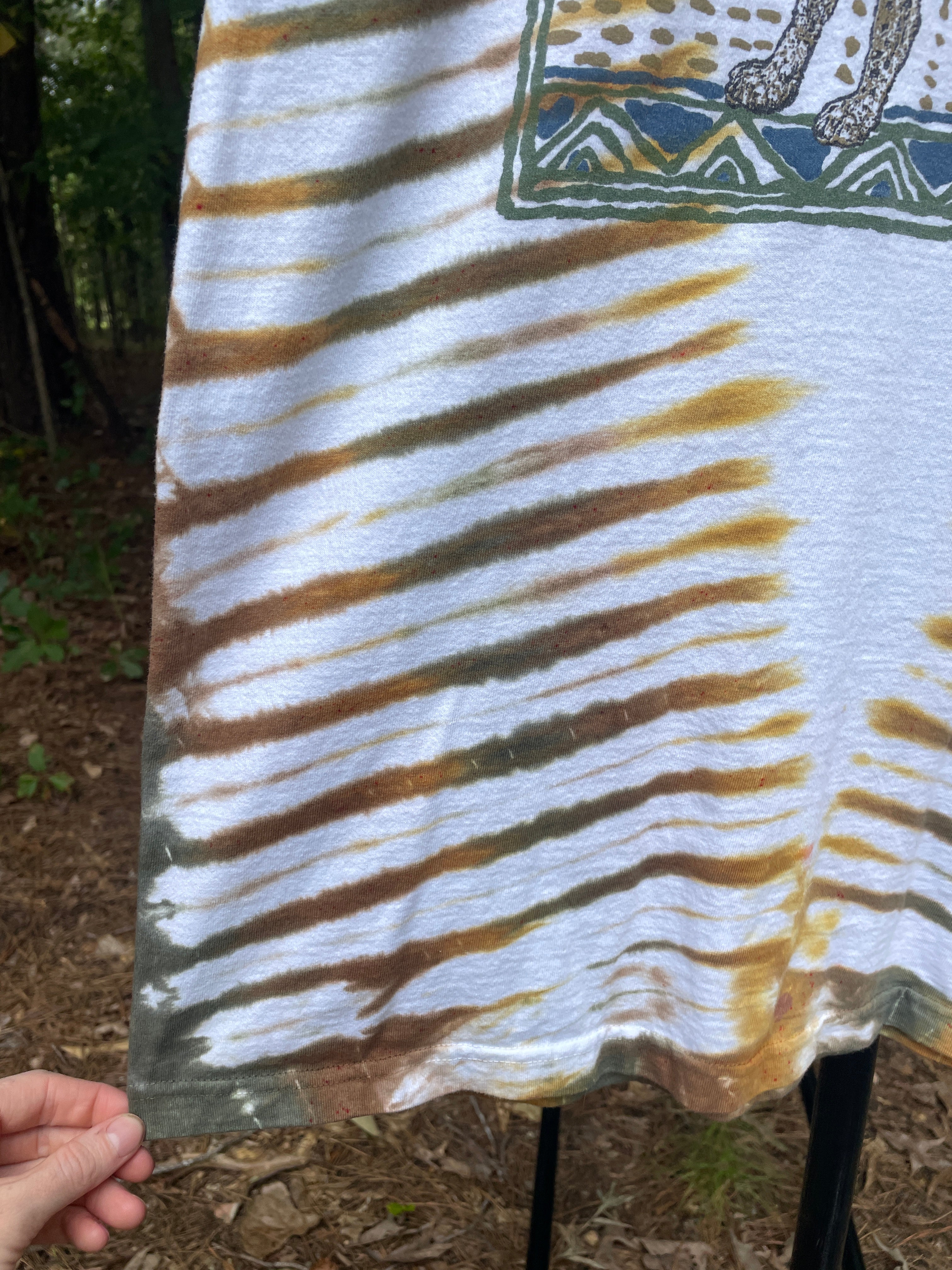 Vintage Bobcat Short Sleeve Tie Dye T-Shirt (Men's Large)