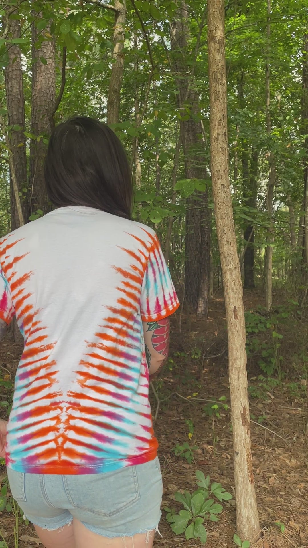 Atlanta Zoo 1996 Summer Safari Short Sleeve Tie Dye T-Shirt (Men's XS/S)