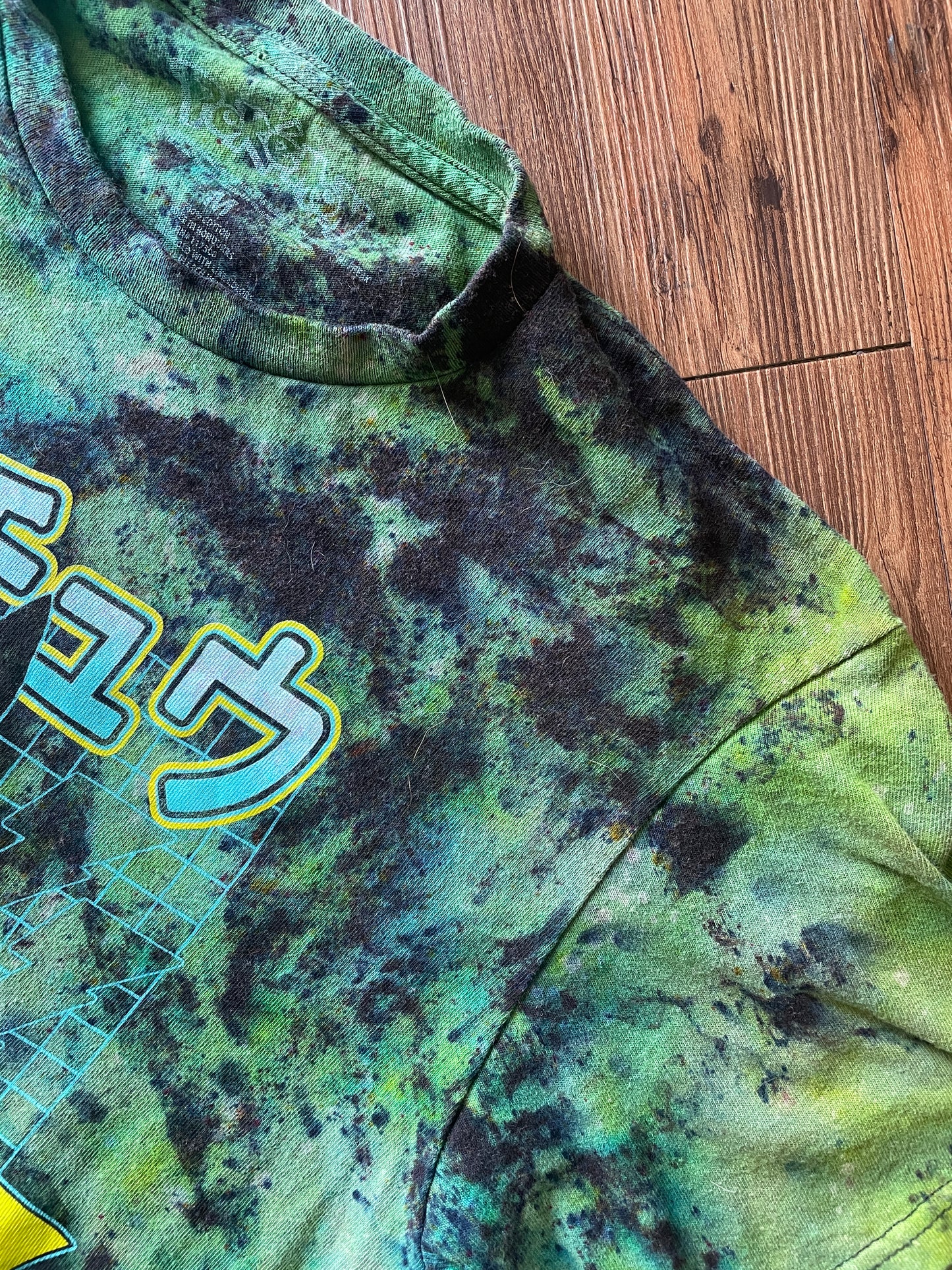 Medium Men’s Pikachu Handmade Tie Dye T-Shirt | Pokemon Tie Dye Short Sleeve