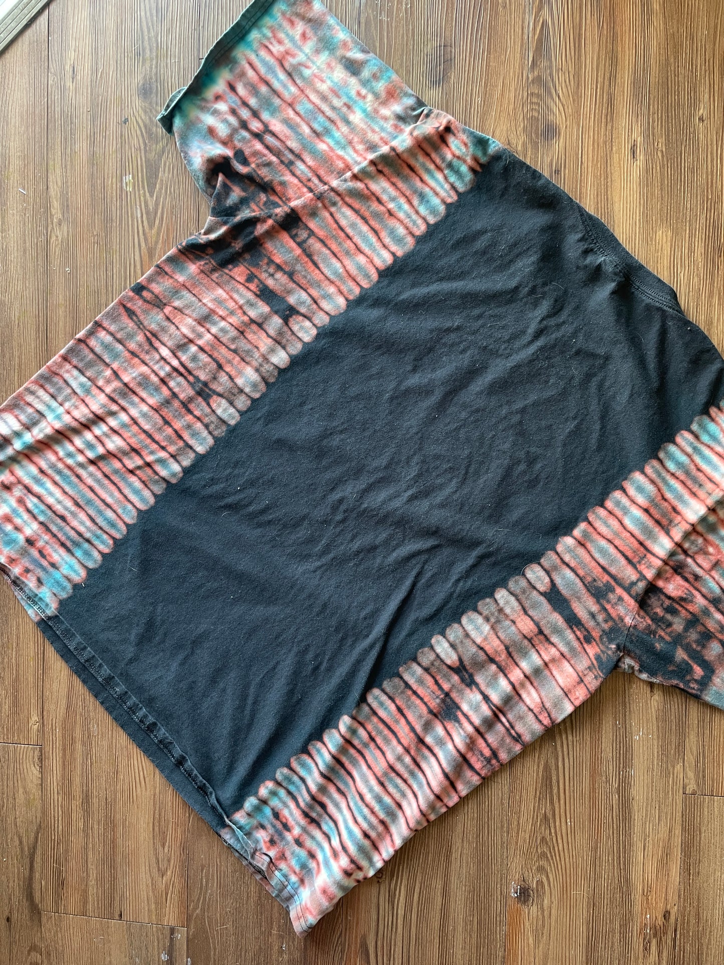 3XL Men’s Ruth Bader Ginsburg Quote Handmade Reverse Tie Dye T-Shirt | One-Of-a-Kind Black and Blue Short Sleeve