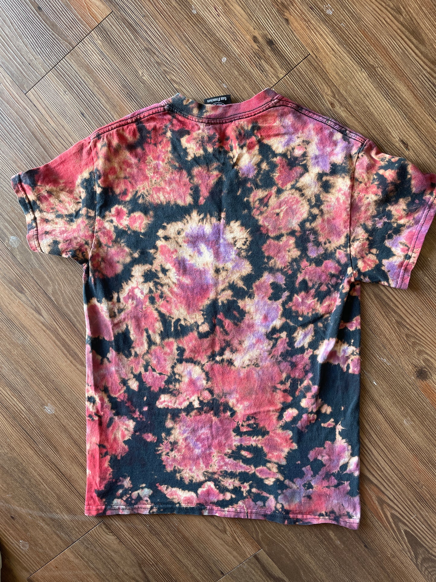 SMALL Men’s Thrasher Magazine T-Shirt | Thrasher Skateboard Handmade Reverse Tie Dye Short Sleeve