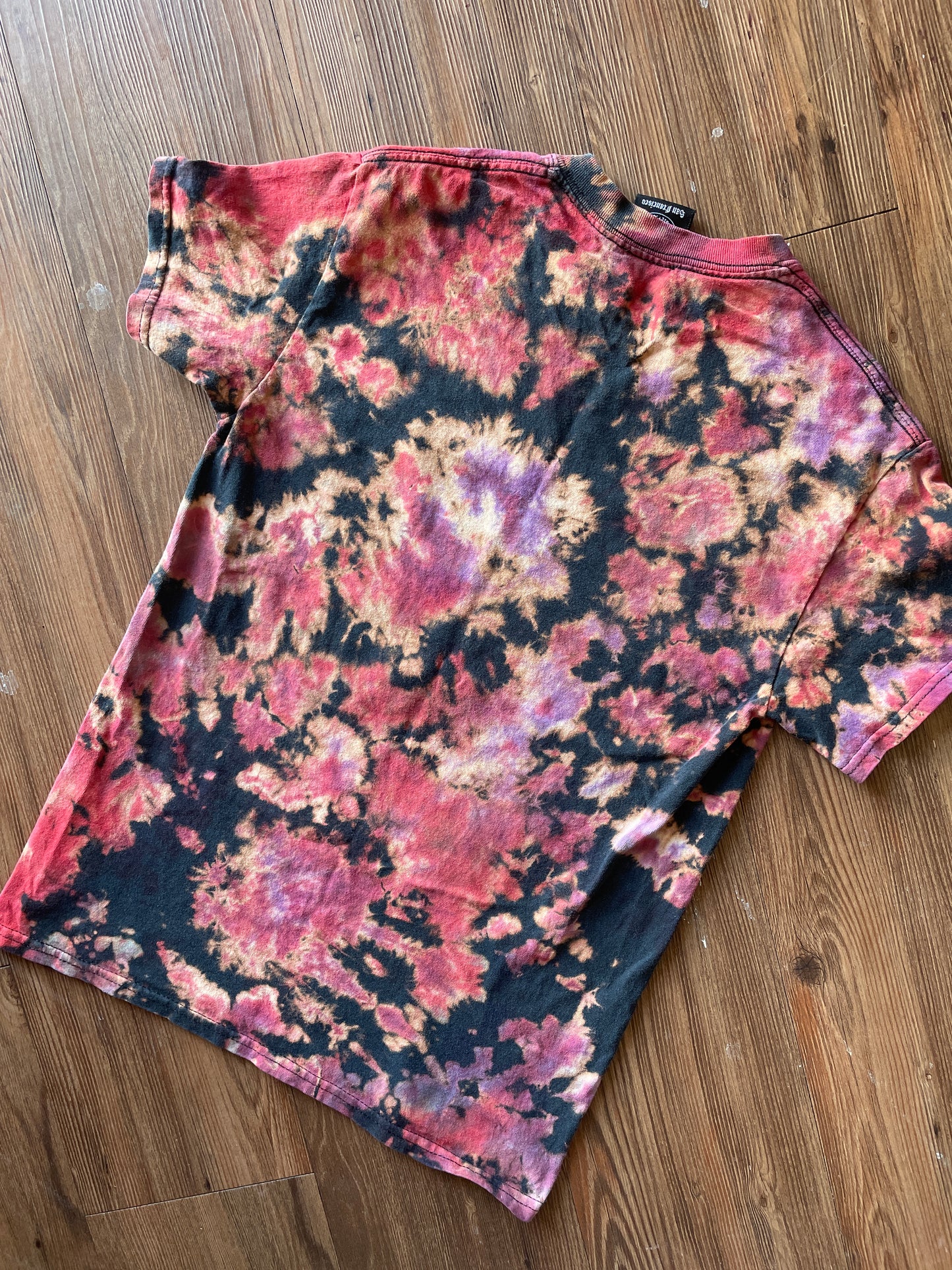 SMALL Men’s Thrasher Magazine T-Shirt | Thrasher Skateboard Handmade Reverse Tie Dye Short Sleeve