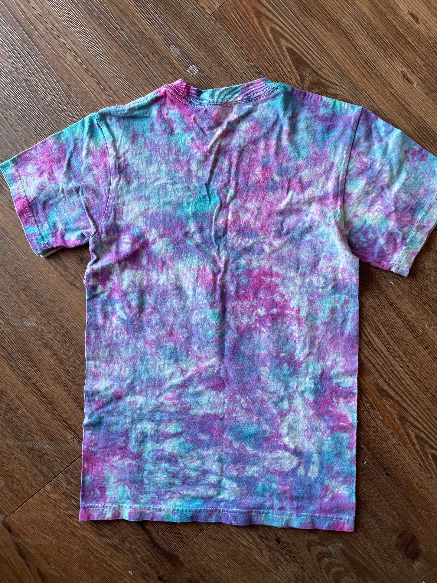 EXTRA SMALL Men’s Grand Teton National Park T-Shirt | Wyoming Mountain Moose Handmade Pastel Galaxy Tie Dye Short Sleeve
