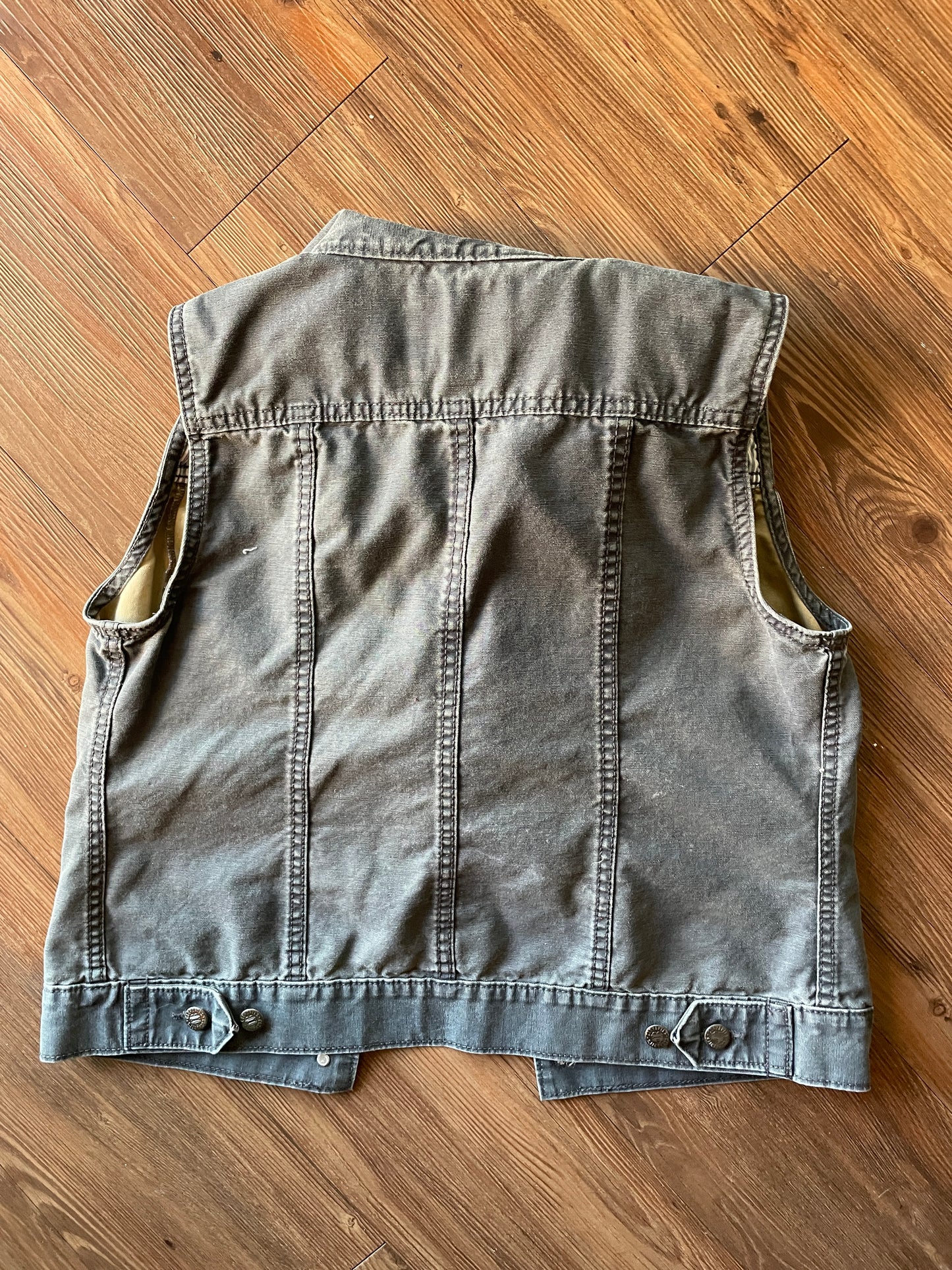 Small Women’s Carhartt Gray Tomgirl Hooded Vest