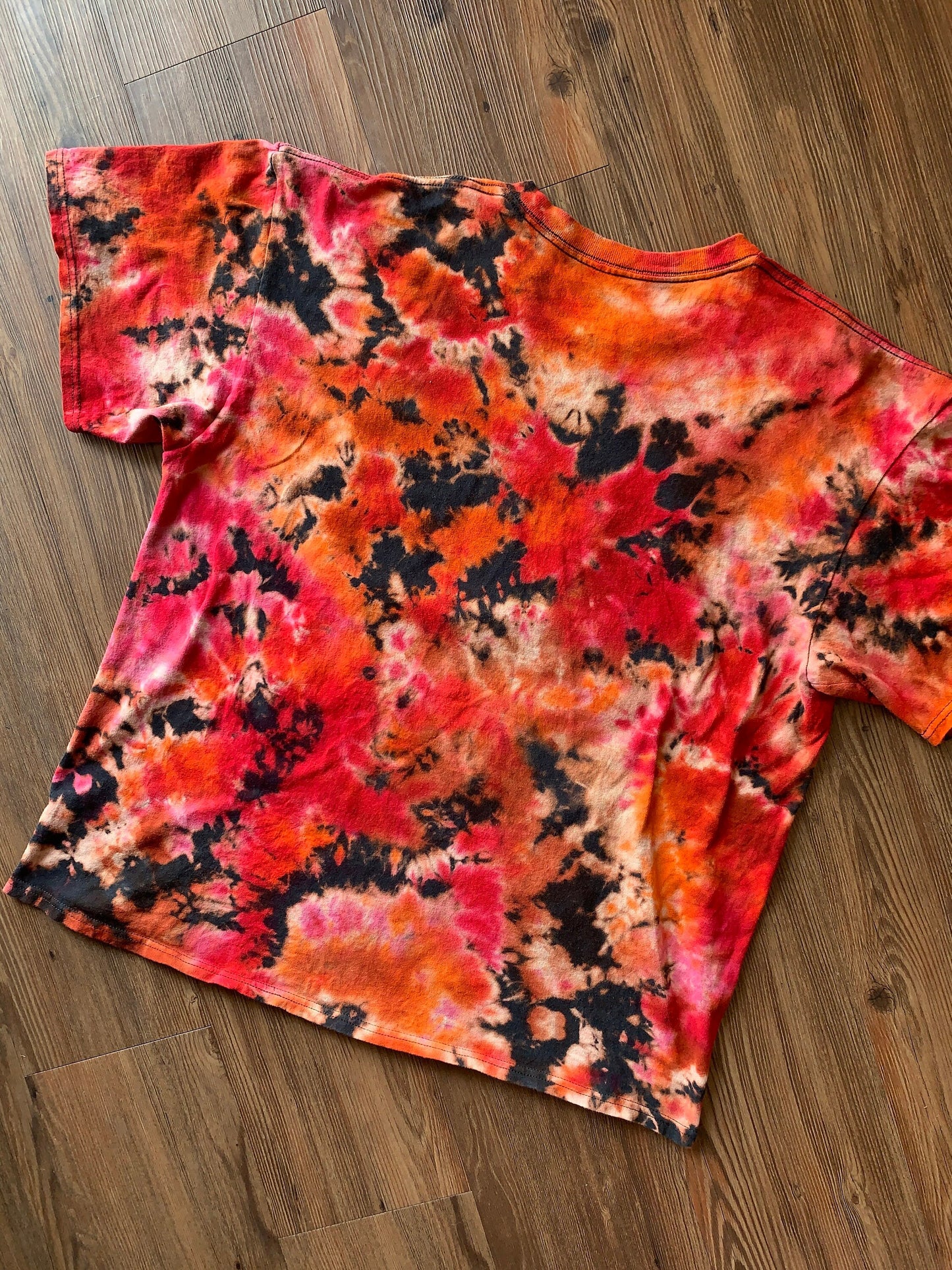 Game of Thrones Houses Handmade Reverse Tie Dye t-shirt | Bleach Acid Dye Men's L/XL Short Sleeve Top | Upcycled & Tie Dyed by Hand