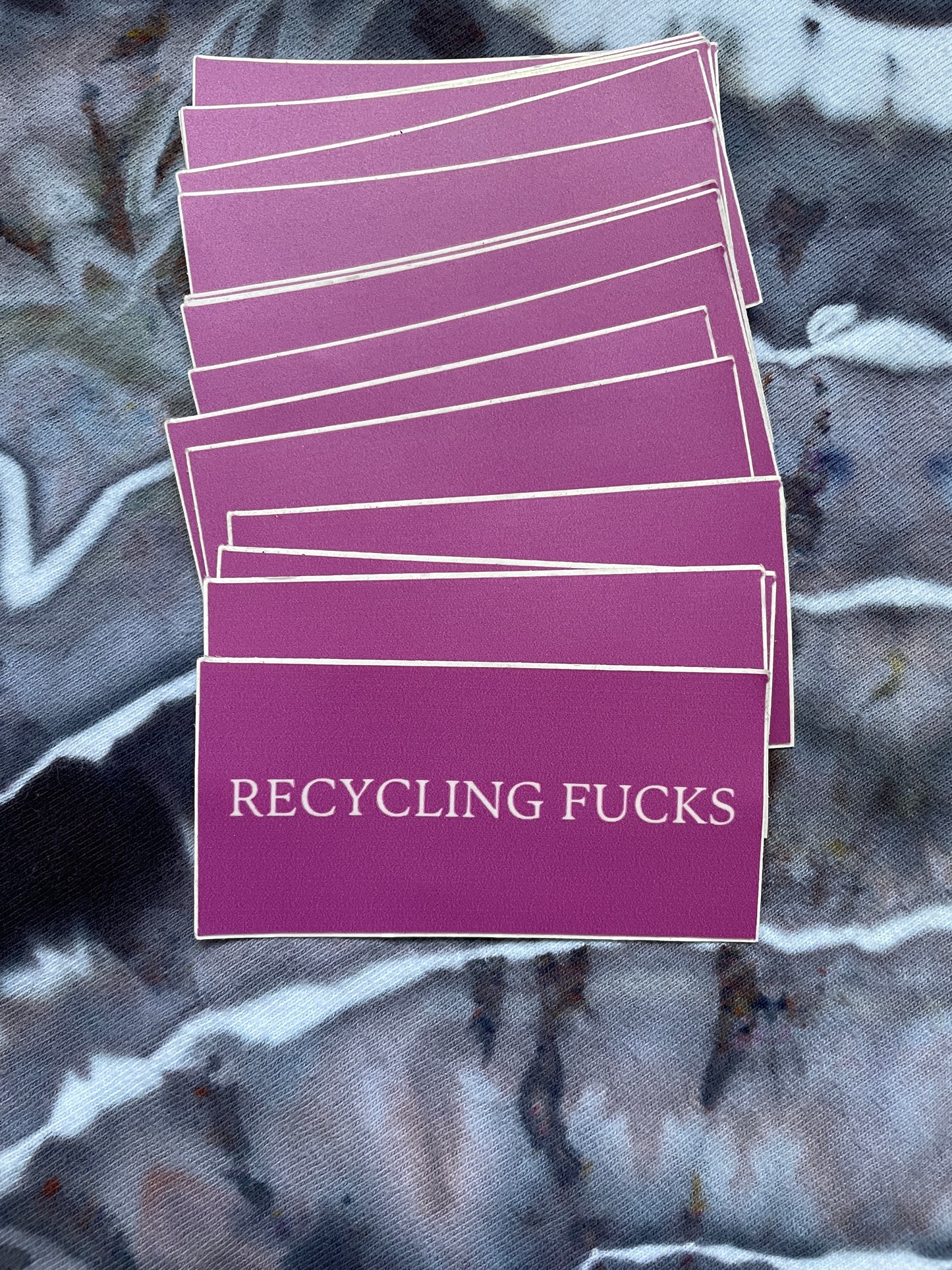 PINK Recycling Fucks Sticker