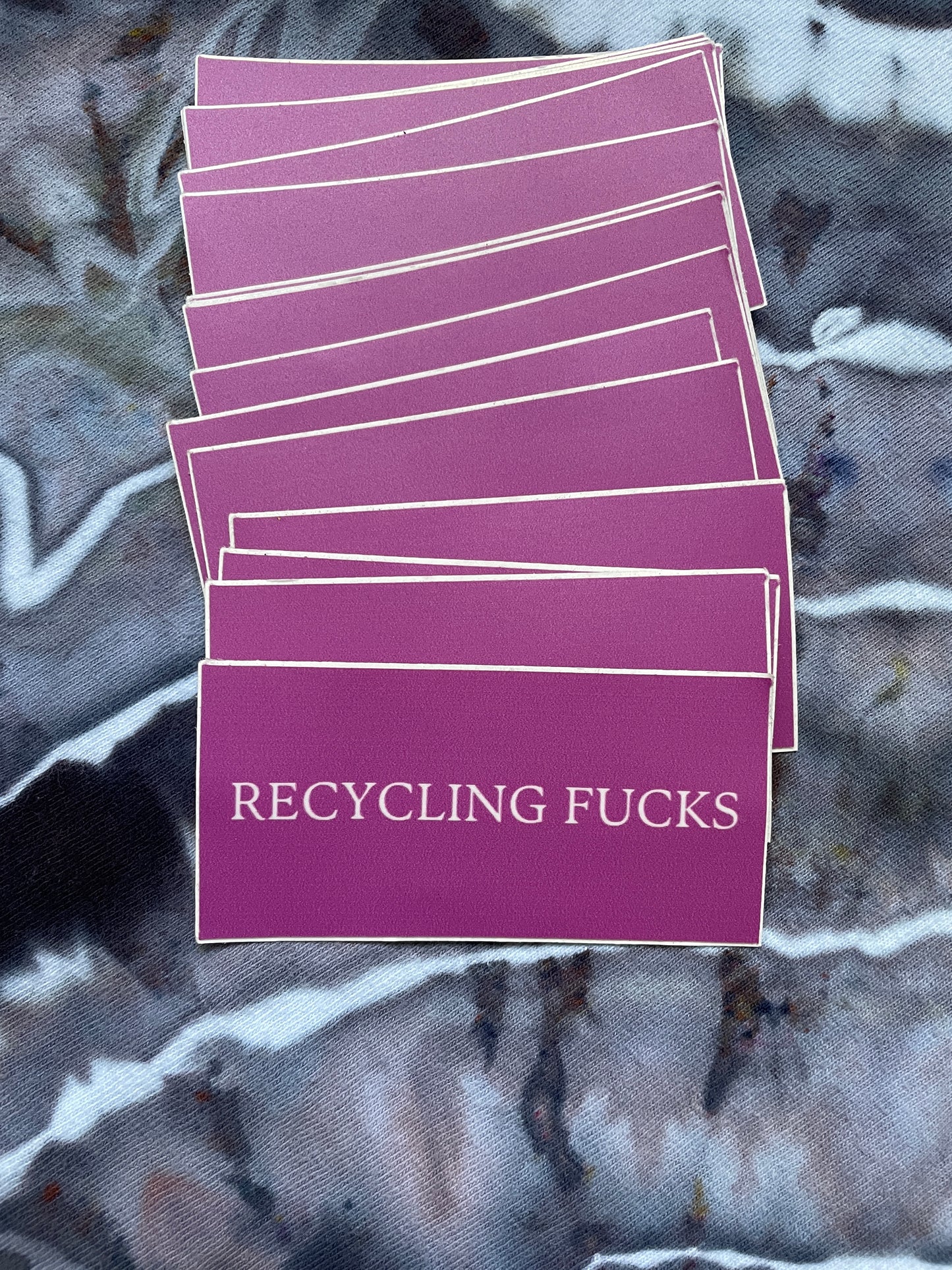 PINK Recycling Fucks Sticker