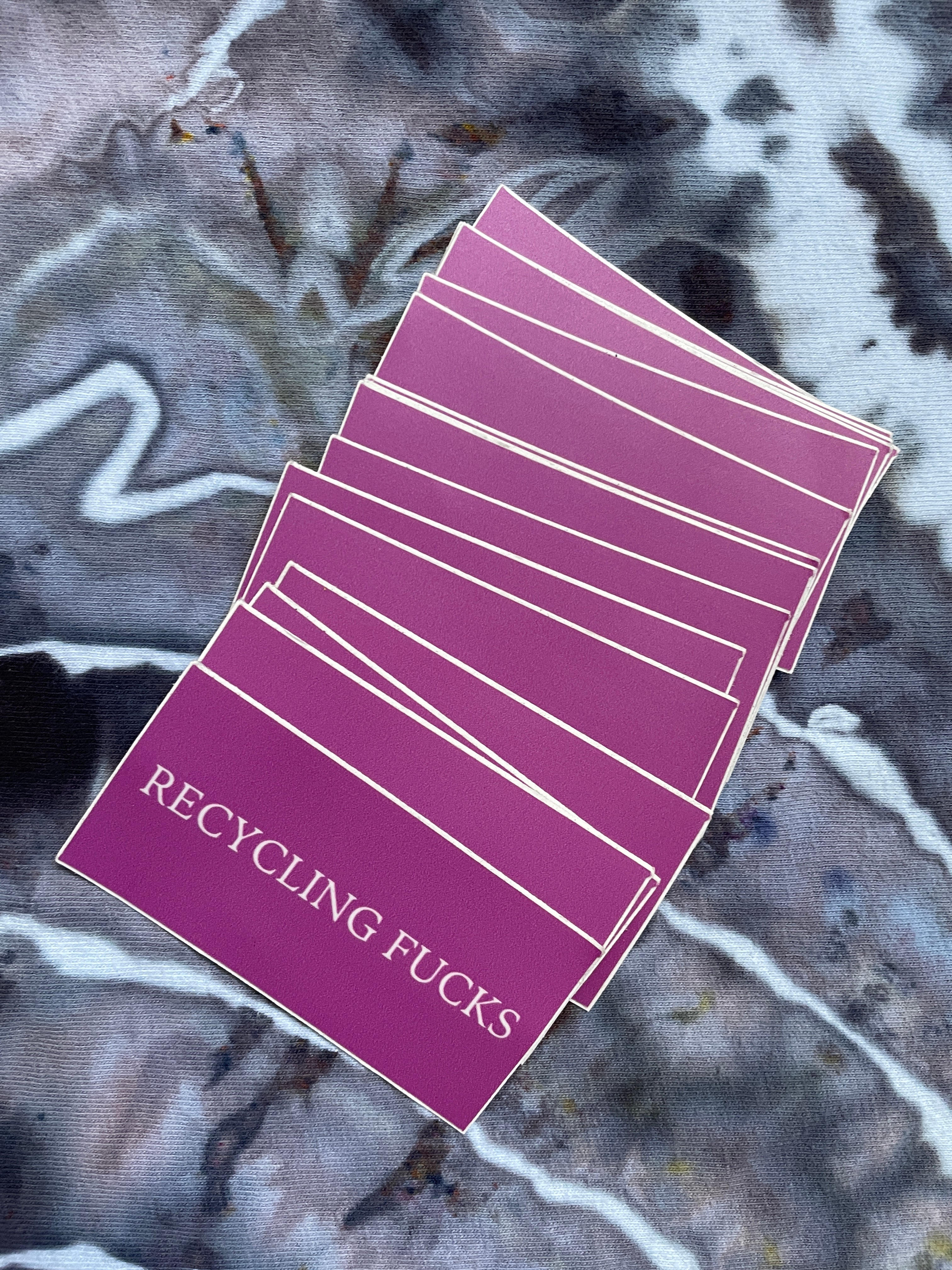 PINK Recycling Fucks Sticker