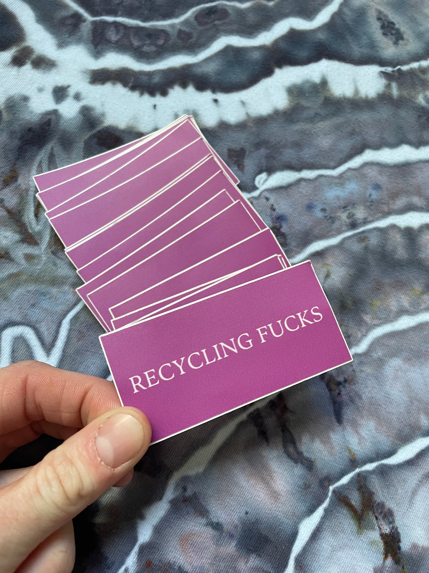 PINK Recycling Fucks Sticker