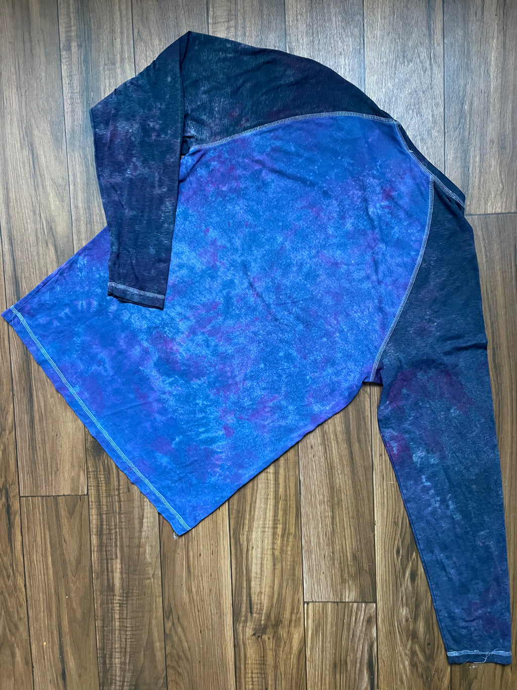 Men's Large WUTAH Delicate Arch Handmade Reverse One-Of-a-Kind Tie Dye Short Sleeve T-Shirt