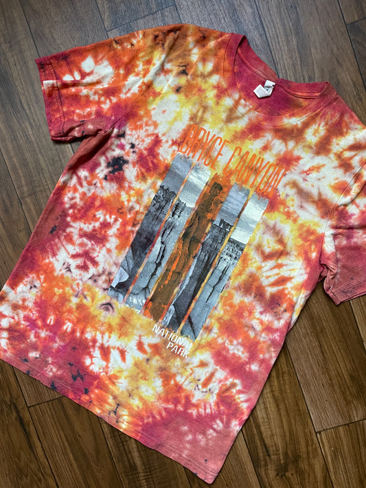 Men's Large Bryce Canyon National Park (Utah) Handmade Tie Dye Short Sleeve T-Shirt