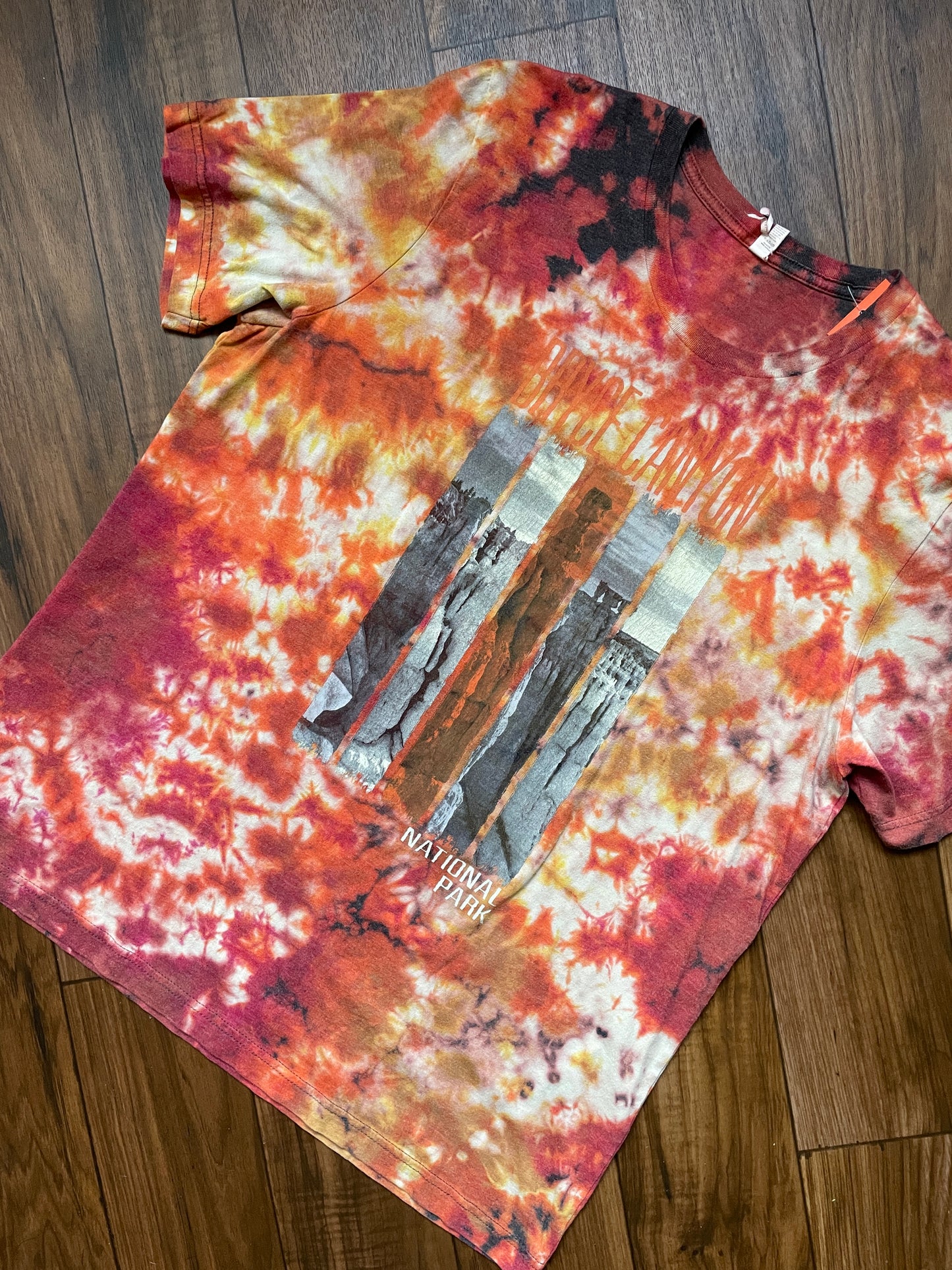 Men's XL Bryce Canyon National Park (Utah) Handmade Tie Dye Short Sleeve T-Shirt