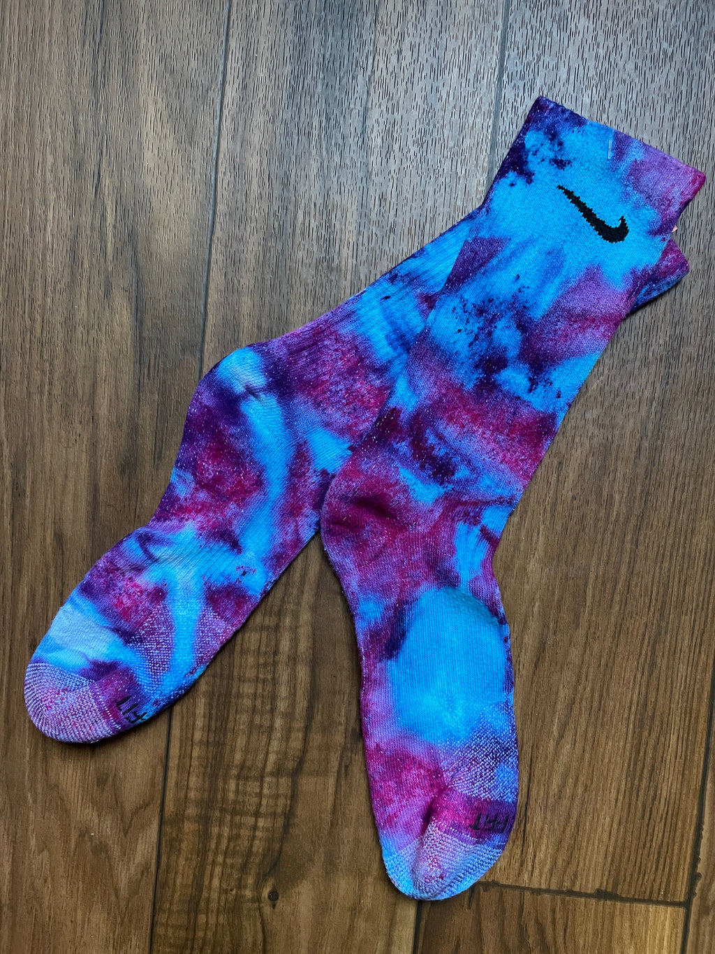 Galaxy Dye Nike Dri-FIT Everyday Plus Training Socks - Size Large (Men's 9-12/Women's 10-13)