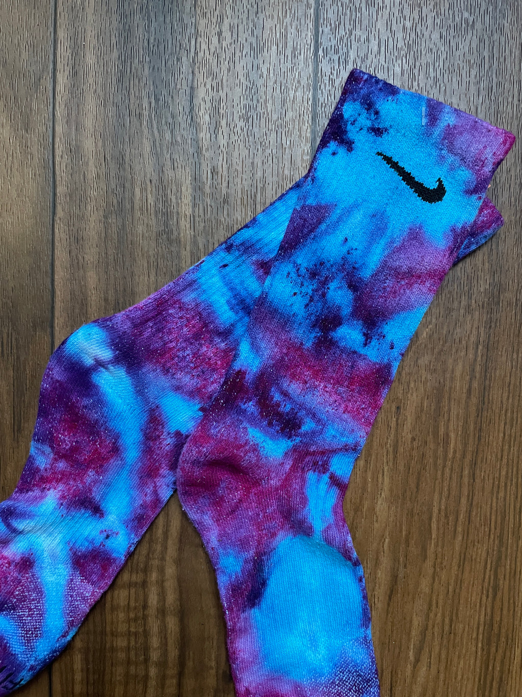 Galaxy Dye Nike Dri-FIT Everyday Plus Training Socks - Size Large (Men's 9-12/Women's 10-13)