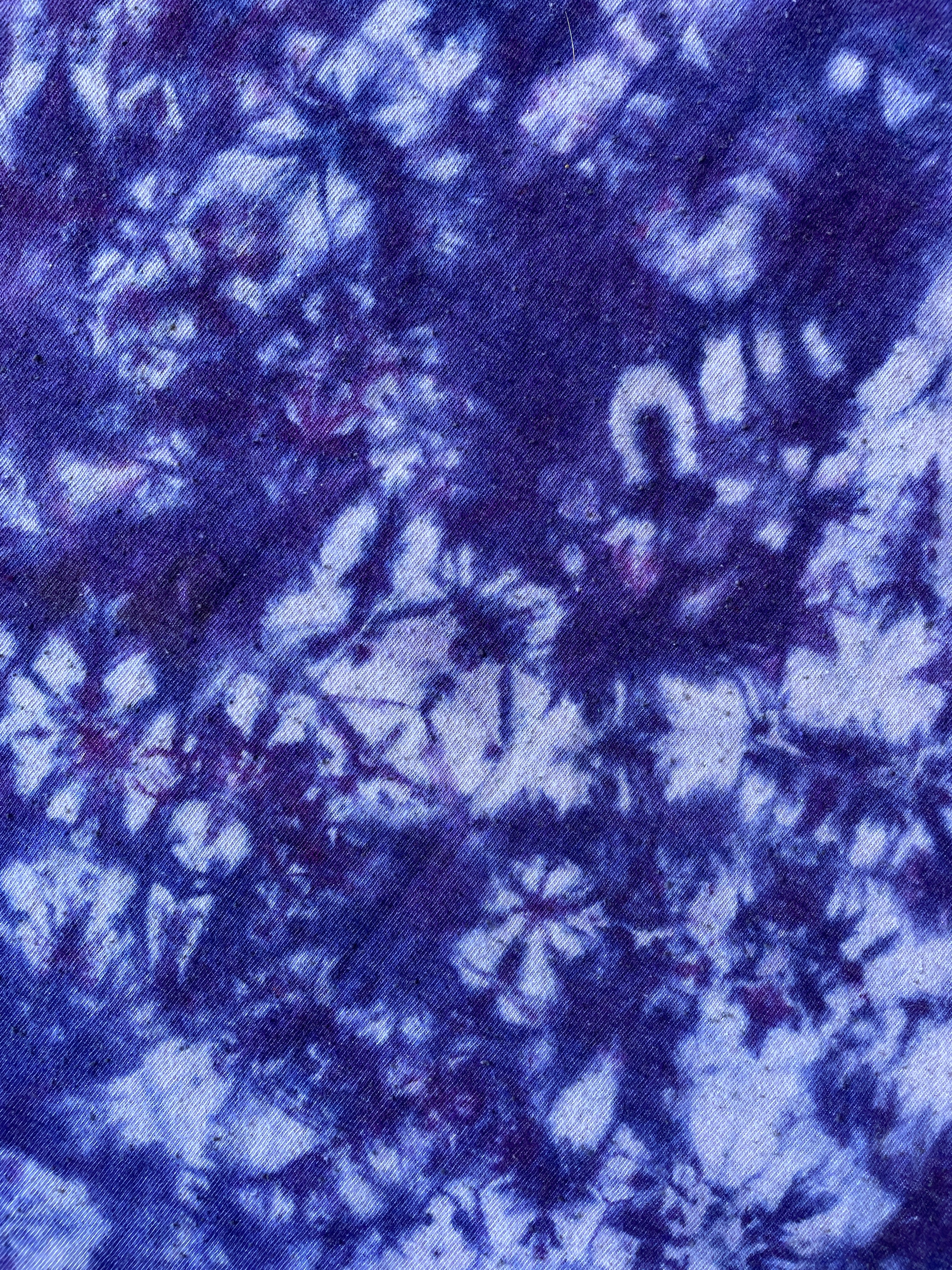 Carhartt Short Sleeve Purple and Blue Tie Dye T-Shirt | One-of-a-Kind | Youth Medium (8-10)