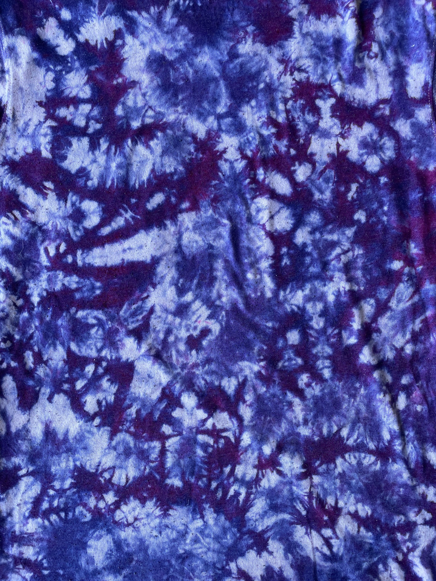Carhartt Short Sleeve Purple and Blue Tie Dye T-Shirt | One-of-a-Kind | Youth Medium (8-10)