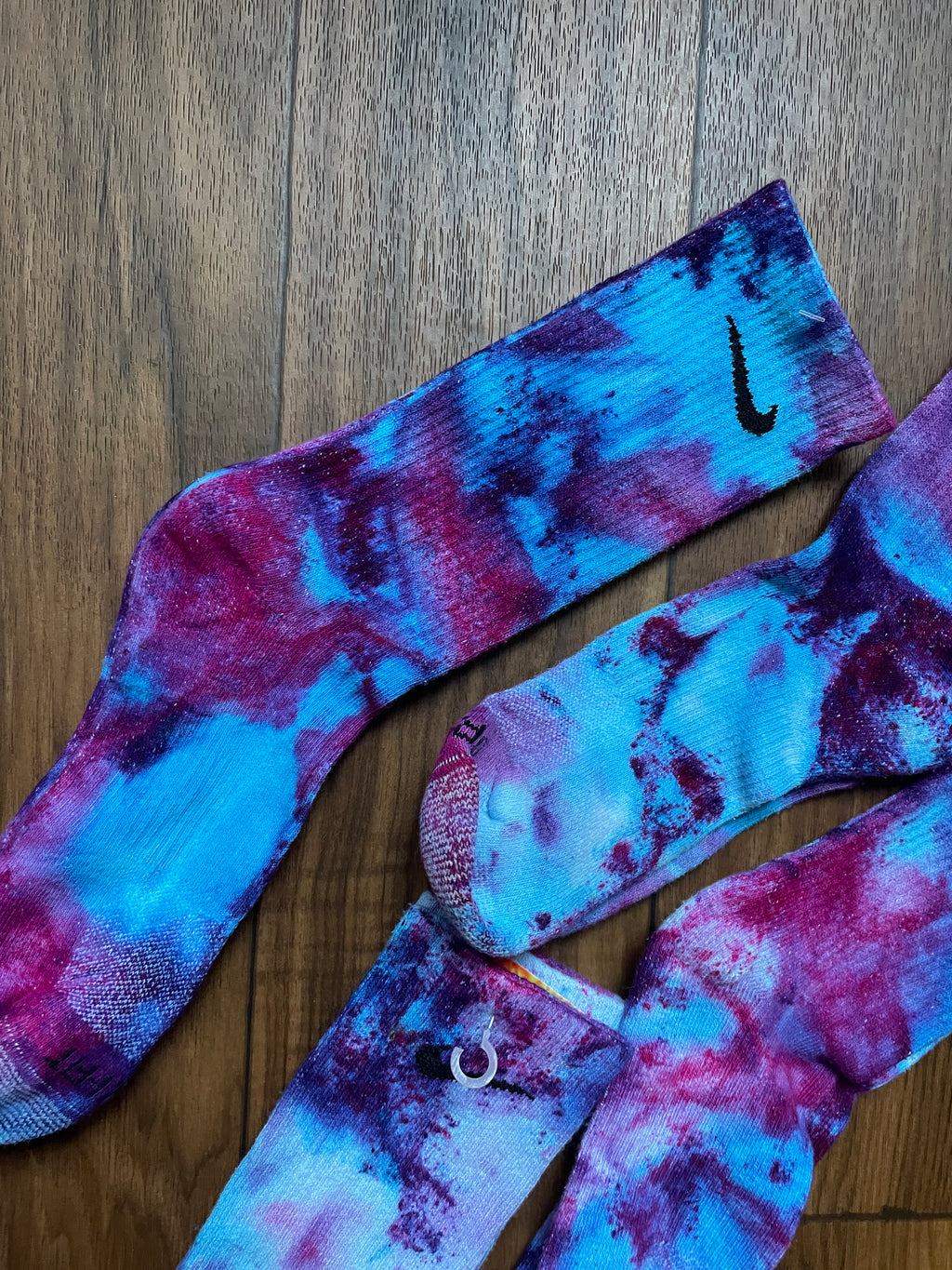 Galaxy Dye Nike Dri-FIT Everyday Plus Training Socks - Size Large (Men's 9-12/Women's 10-13)