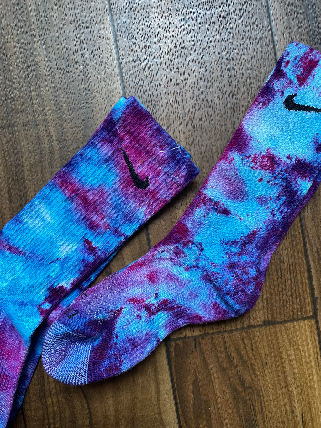 Galaxy Dye Nike Dri-FIT Everyday Plus Training Socks - Size Large (Men's 9-12/Women's 10-13)
