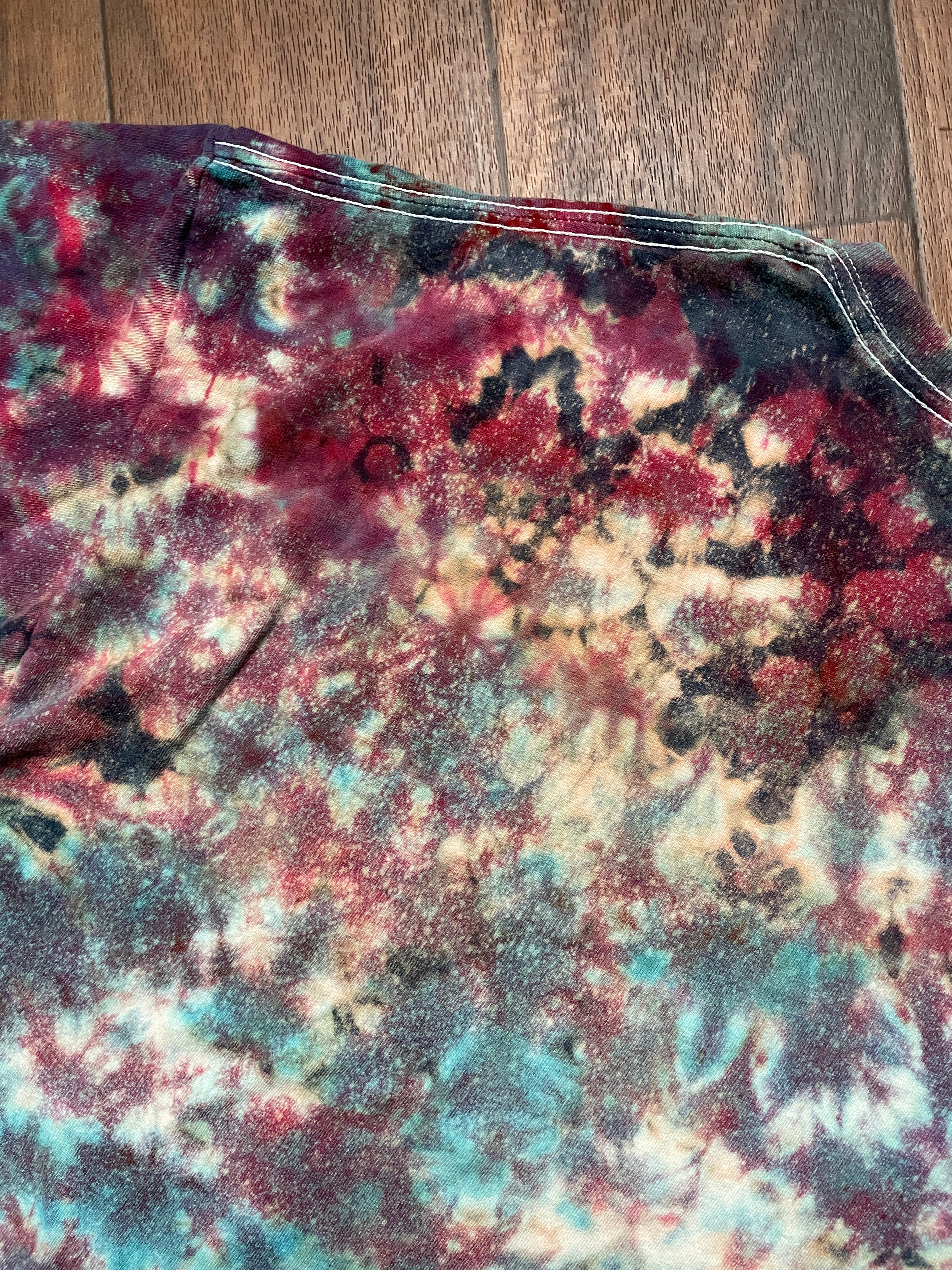 Men's XL Patriotic Eagle Handmade Tie Dye Short Sleeve T-Shirt