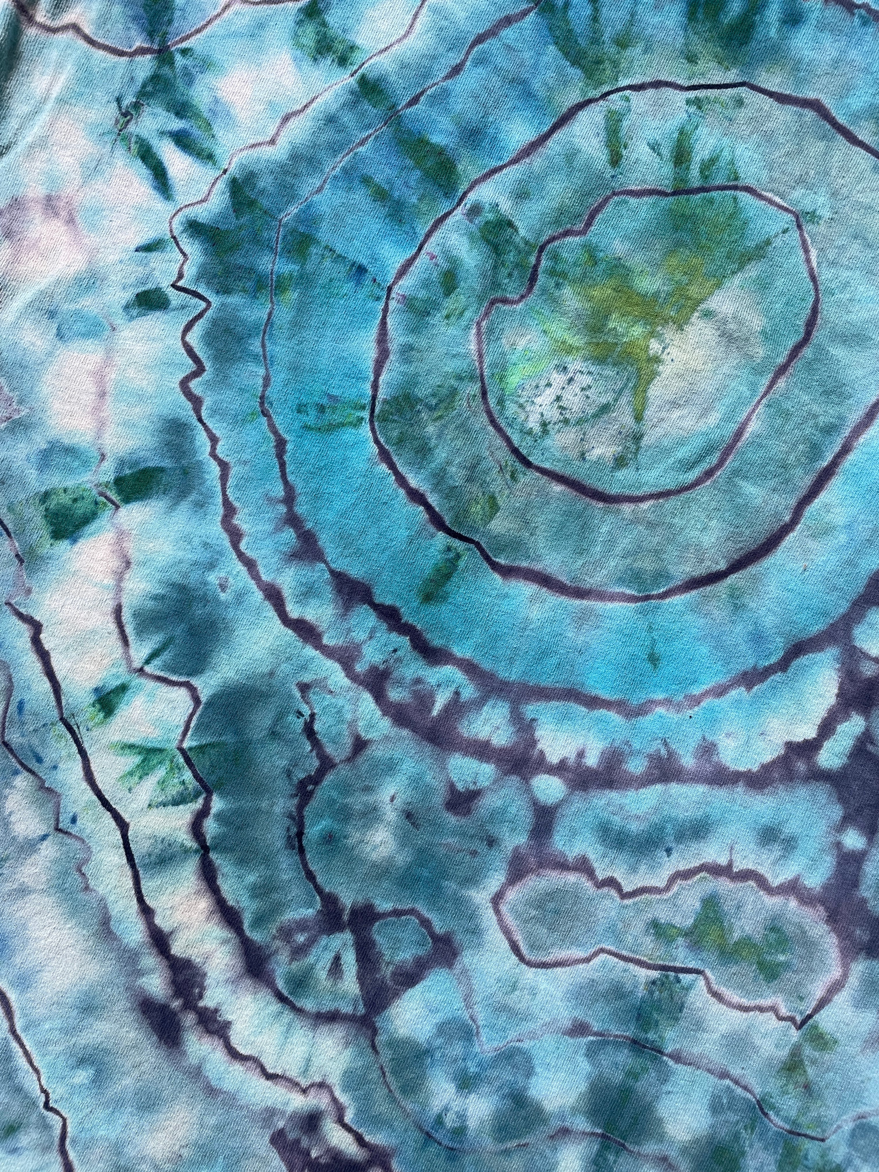 Men's Small Patriotic Horse Handmade Tie Dye Short Sleeve T-Shirt