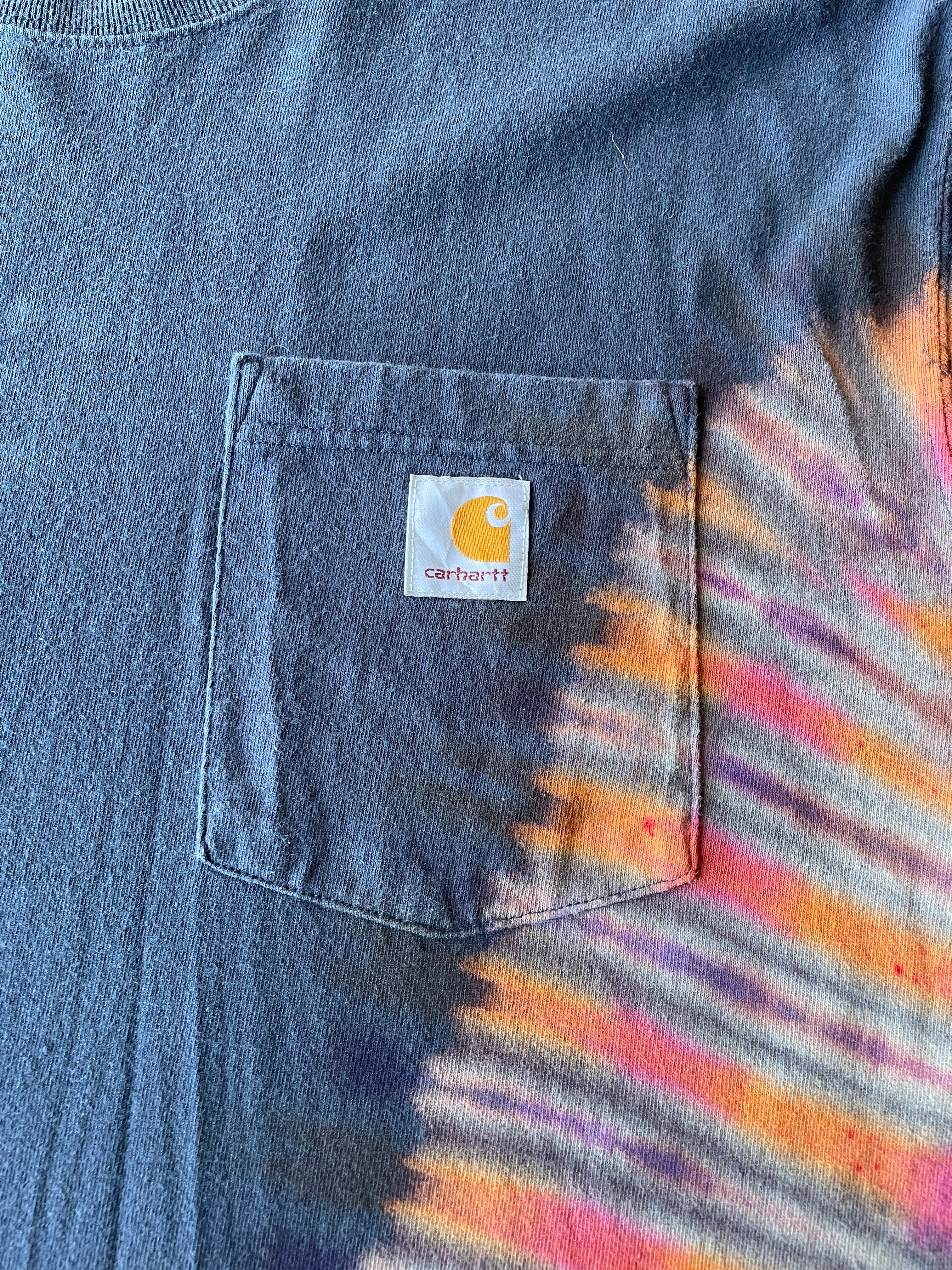 Carhartt Short Sleeve Mood Ring Tie Dye T-Shirt | One-of-a-Kind | Men's XL Tall