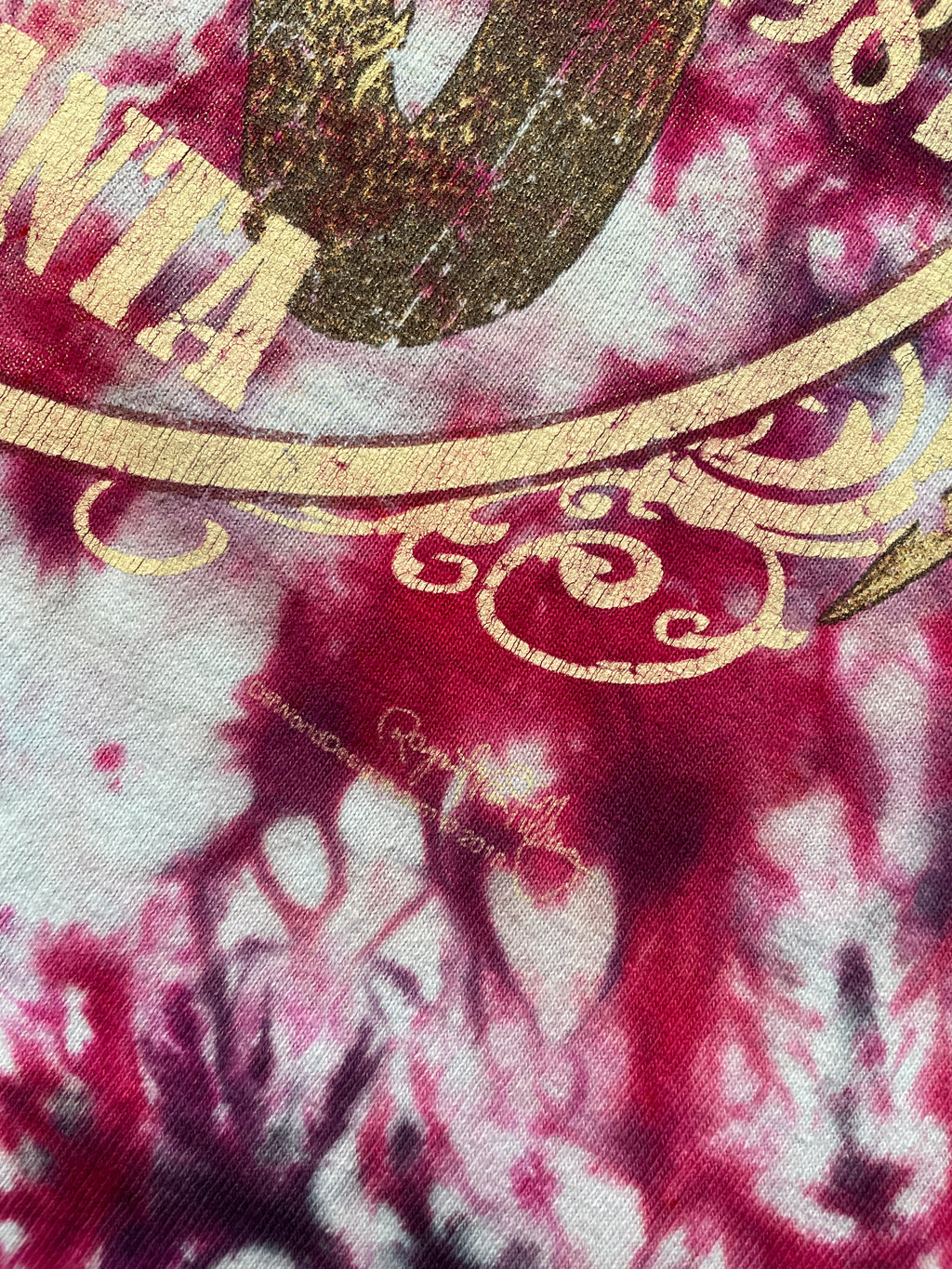 Men's 3XL 2013 Dragoncon Handmade Geode Tie Dye Short Sleeve T-Shirt