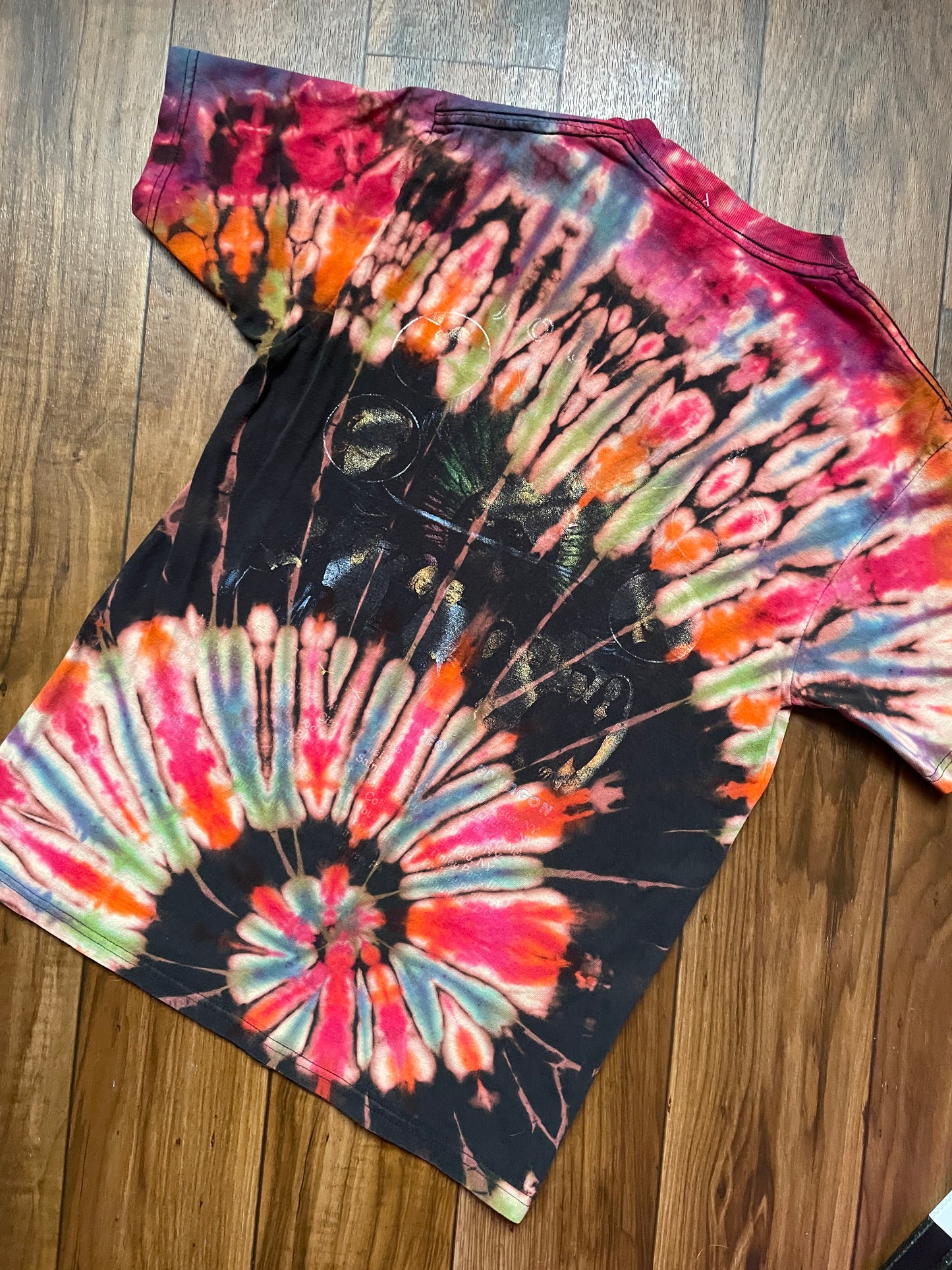 Vintage 2003 Men's Medium Pro Rock's Main Event Spiral Reverse Tie Dye Short Sleeve T-Shirt