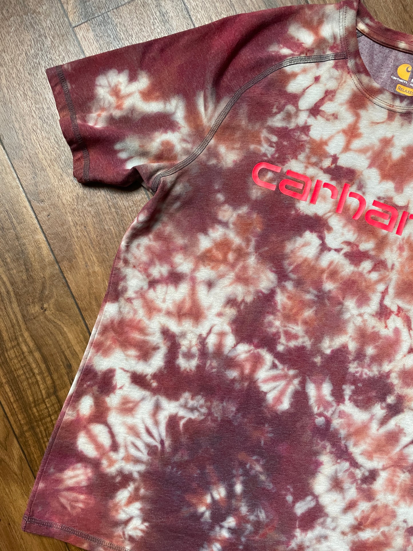 Men's Medium Carhartt Force Reverse Tie Dye Short Sleeve T-Shirt