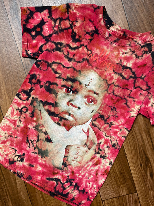 Men's Small Lil Wayne Reverse Tie Dye Short Sleeve T-Shirt