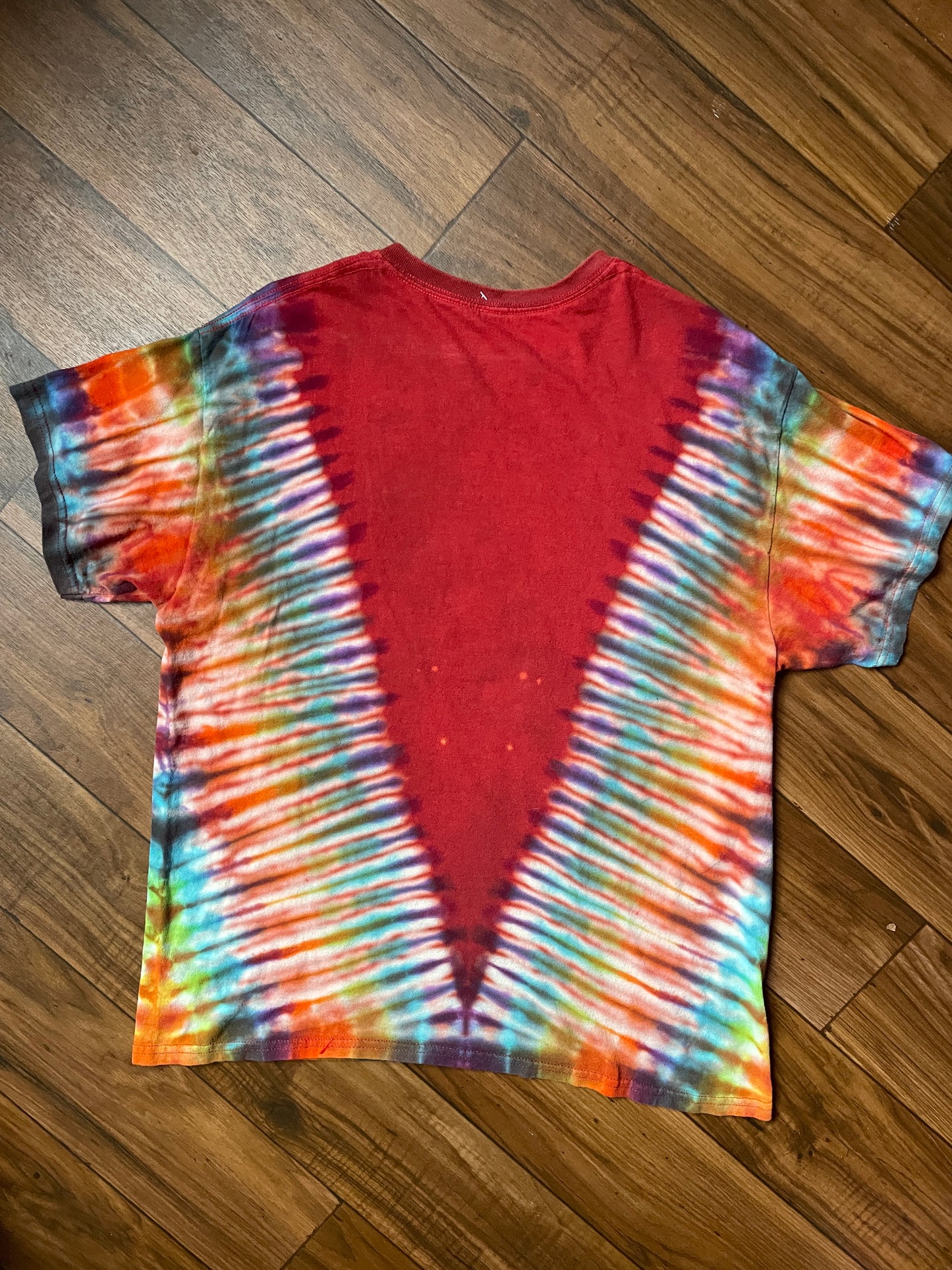 Men's Large TLC Reverse Tie Dye Short Sleeve T-Shirt