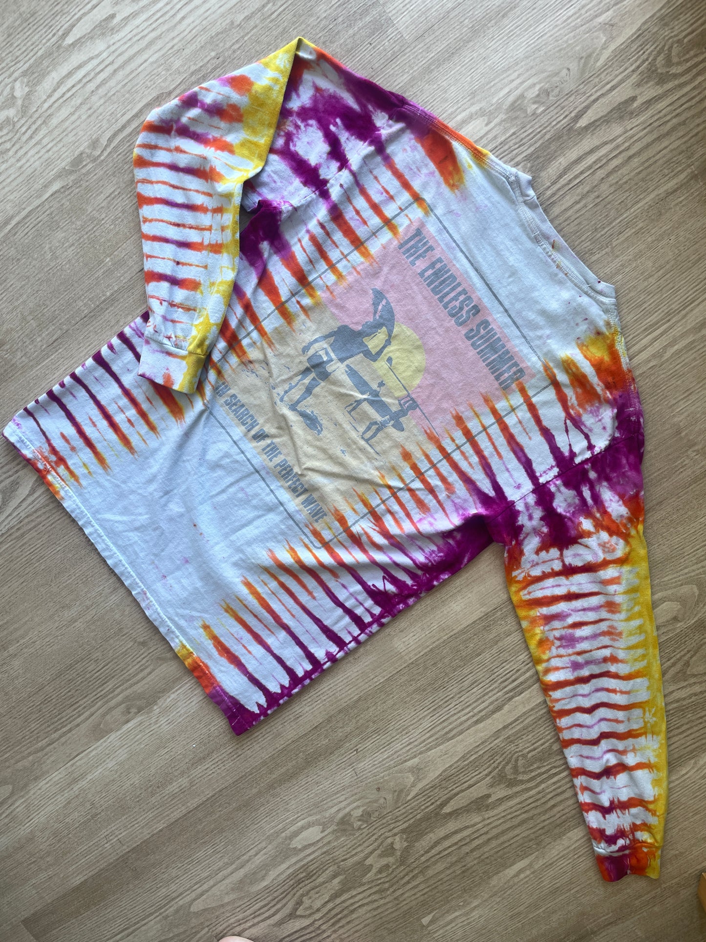 Custom Tie Dye - Horizontal Pleats