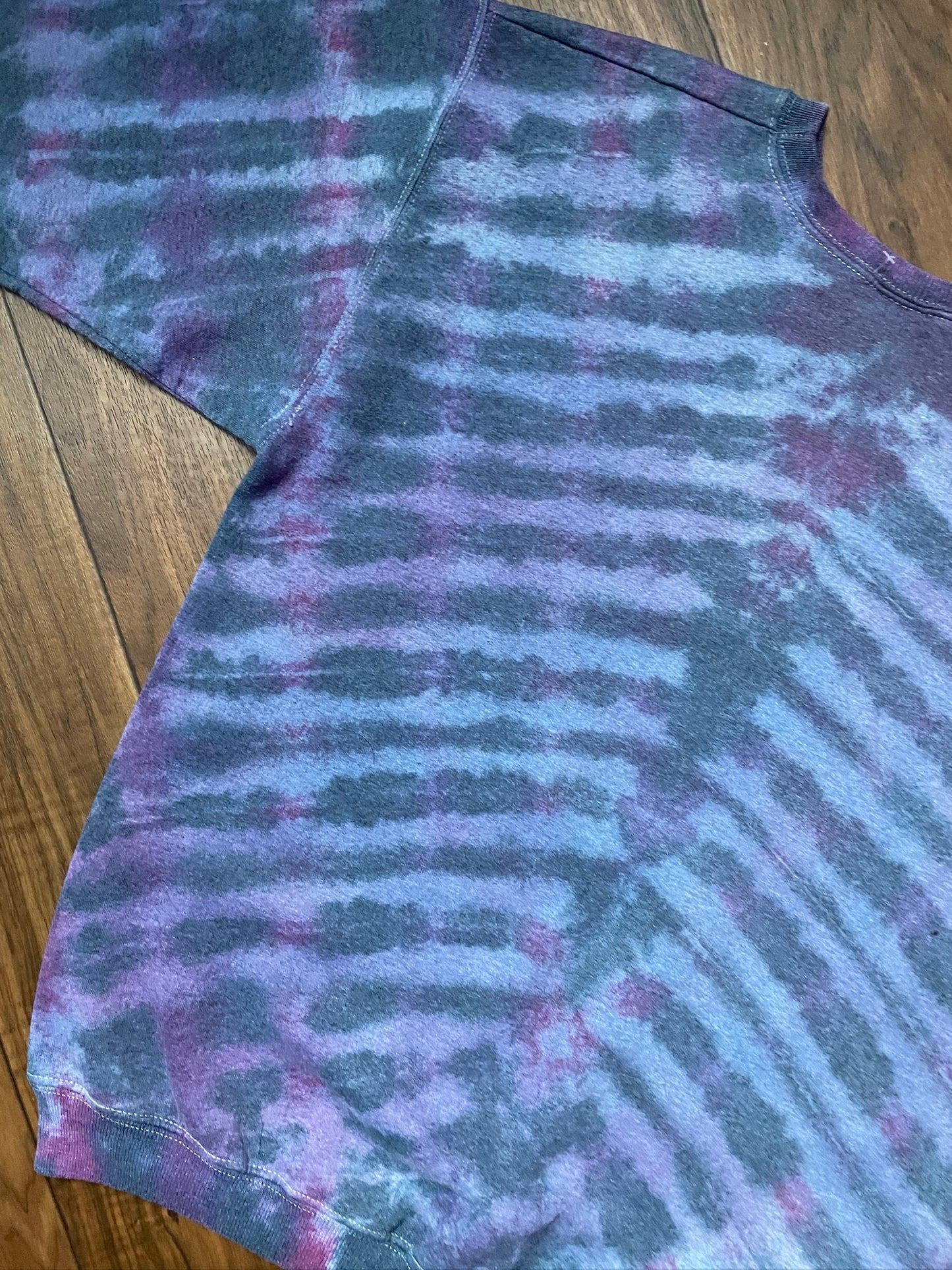 Women's Medium Champion Brand Upcycled Tie Dye Crewneck Sweatshirt