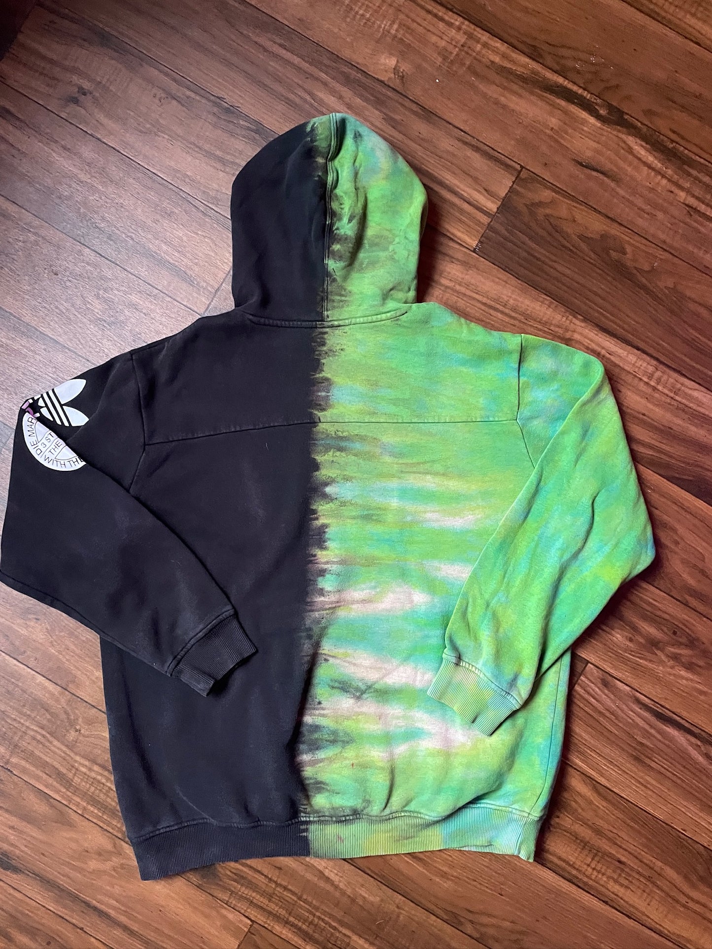 Men's XL adidas Reverse Tie Dye Hoodie