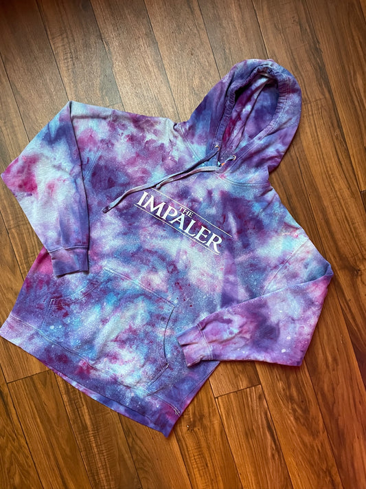 Men's XL The Impaler Snowboard Mag Galaxy Ice Dye Hoodie