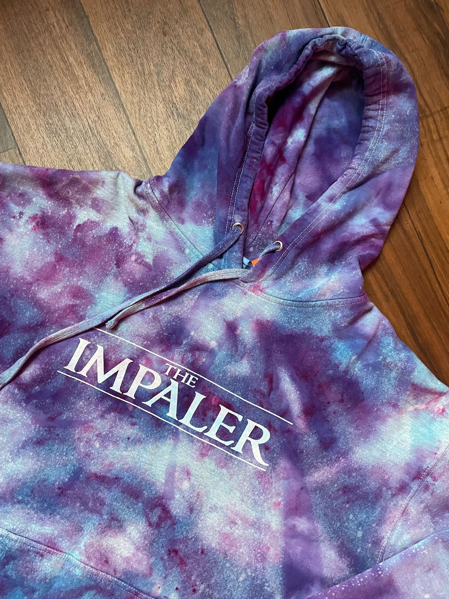 Men's XL The Impaler Snowboard Mag Galaxy Ice Dye Hoodie