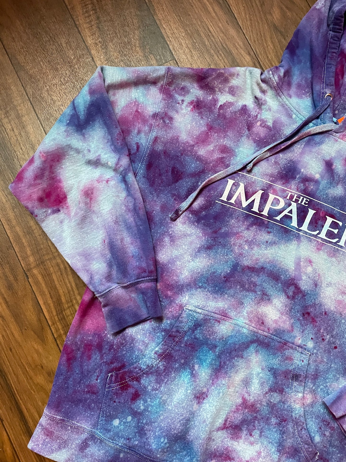 Men's XL The Impaler Snowboard Mag Galaxy Ice Dye Hoodie