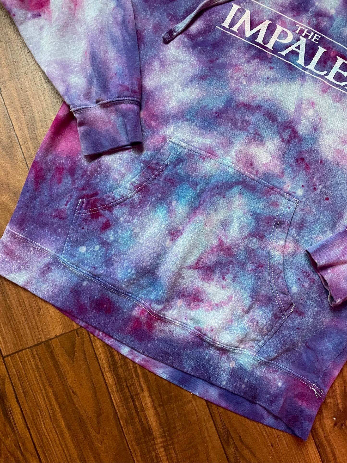 Men's XL The Impaler Snowboard Mag Galaxy Ice Dye Hoodie