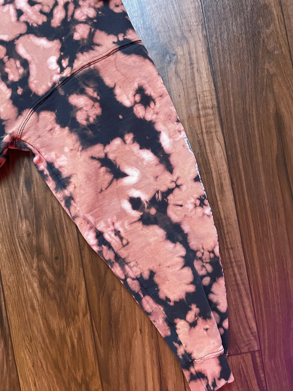 Men's XL No Fear Bleach Dye Hoodie