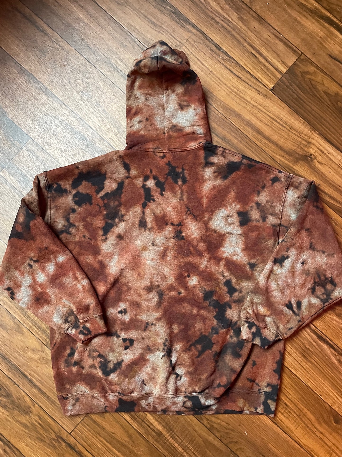 Men's XL Rodeo Let's Get Dirty Bleach Dye Hoodie