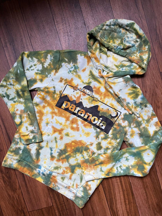 Women's Small Paranoia Tie Dye Hoodie