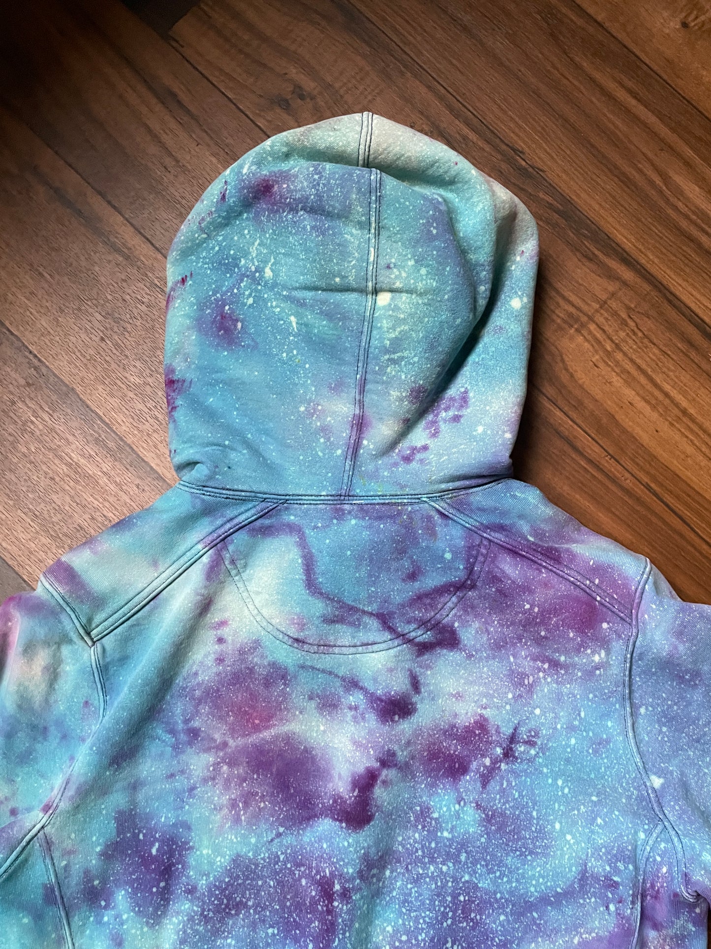 Men's Small Ski Boot Galaxy Ice Dye Hoodie