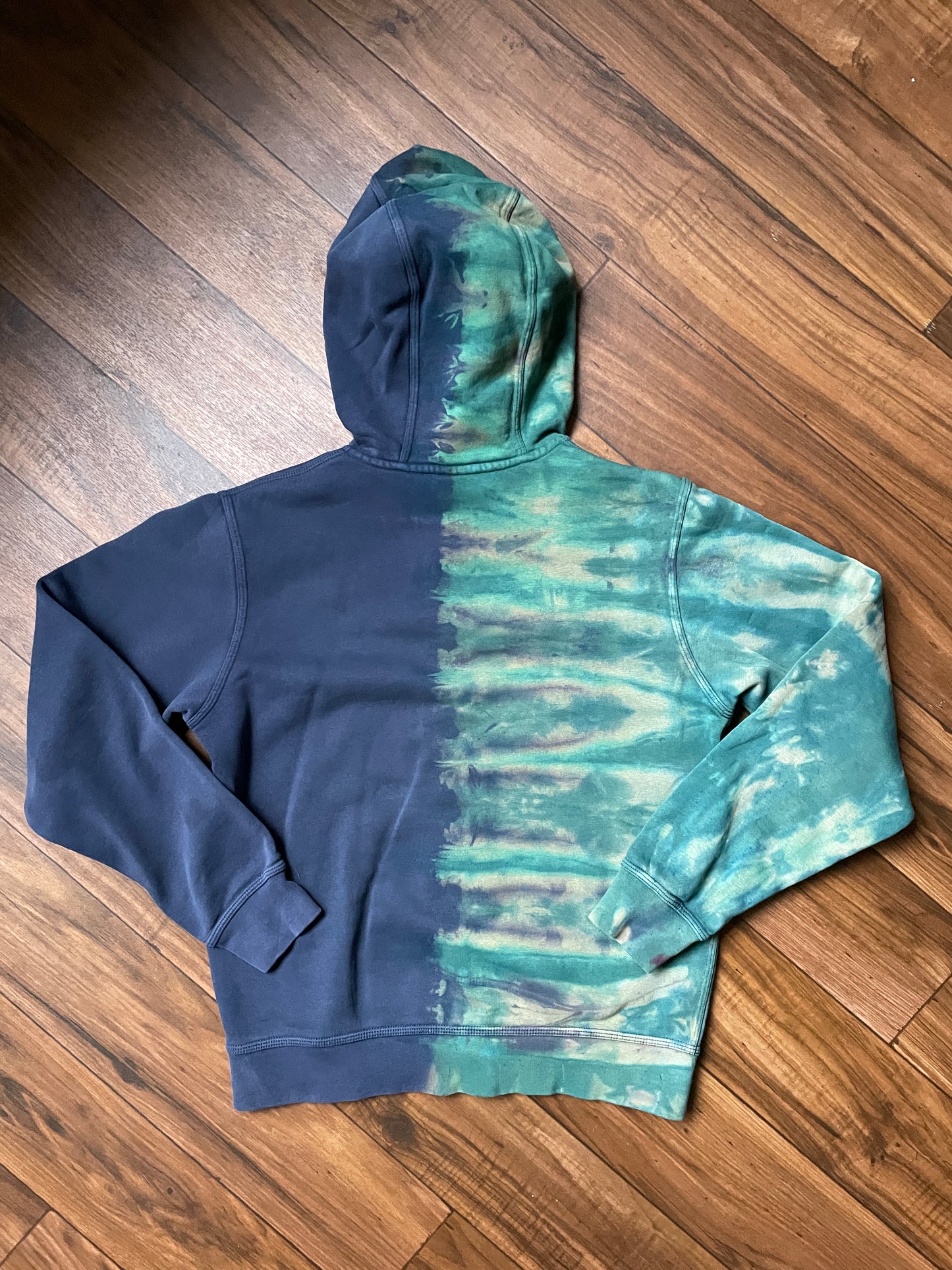 Nike Men's Small Ski Boot Tie Dye Zip-Up Hoodie