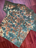 Men's Large Climbing Carabiner Tie Dye Short Sleeve T-Shirt