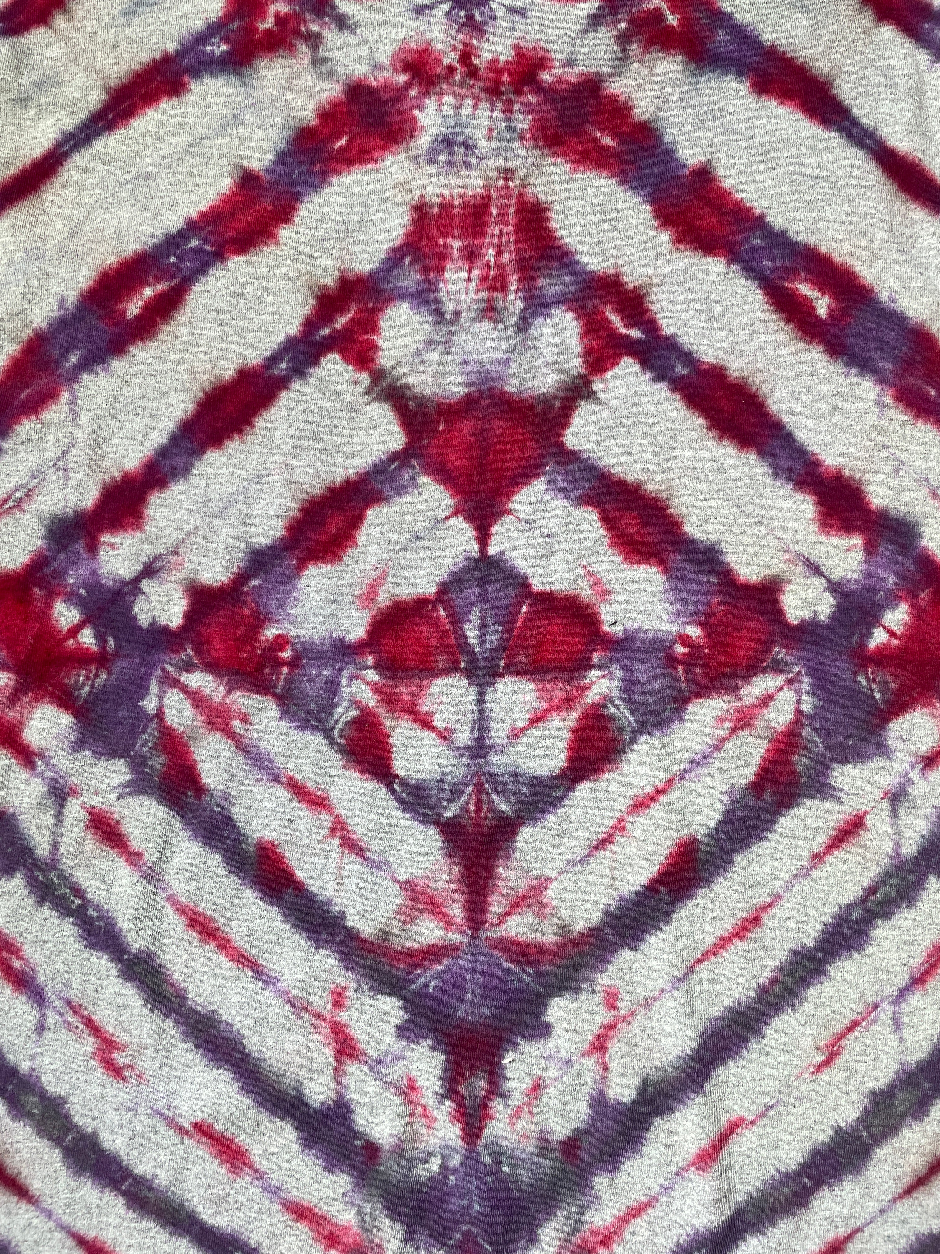 Men's XL Carhartt Topographic Map Tie Dye Long Sleeve T-Shirt